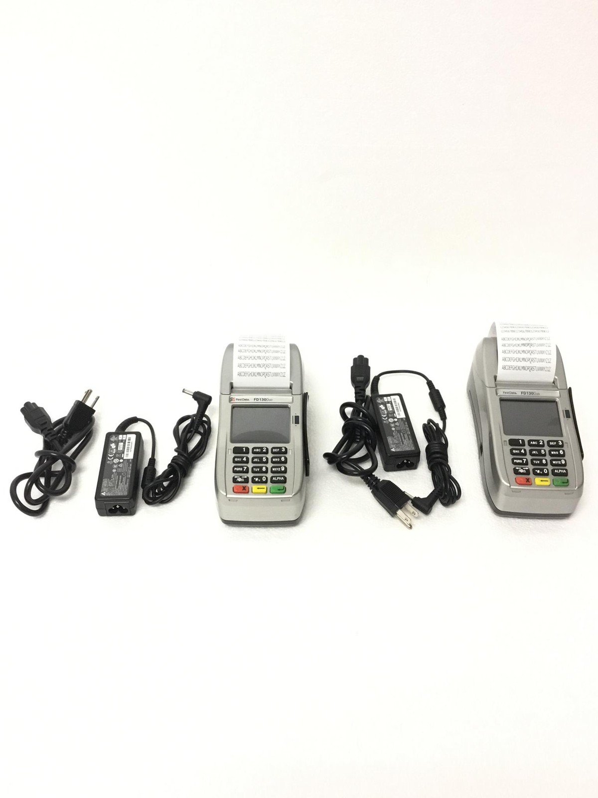 12x First Data FD130DUO Credit Card Machine w/Power AC Adapter, FREE SHIP