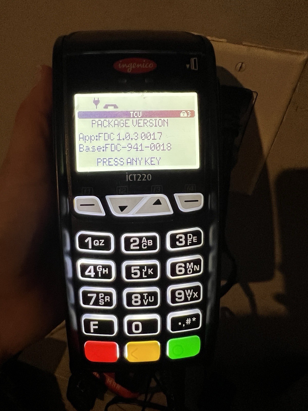 Ingenico Desk iCT220 Heartland Payment System