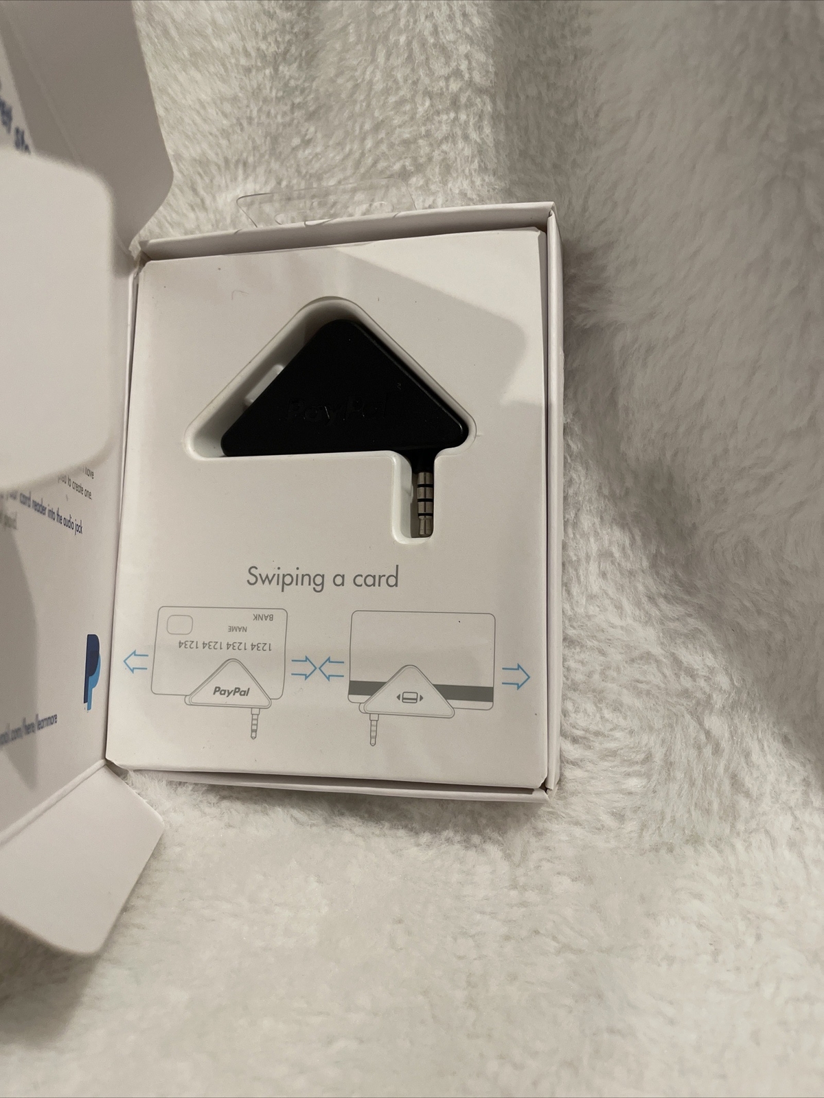 PayPal triangle Mobile Card Reader Compatible W/IPhone, Android, Windows Devices