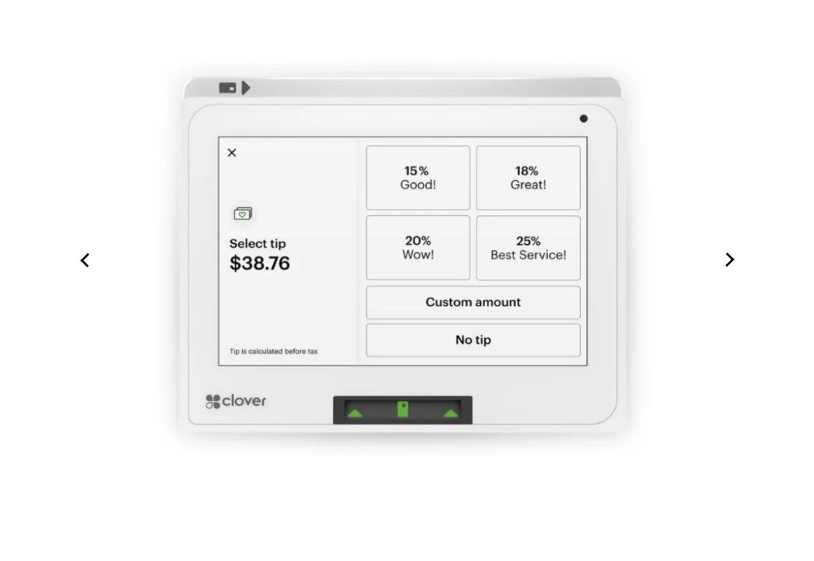 Clover Mini (Generation 3) Smart POS System, Restored To Factory Settings