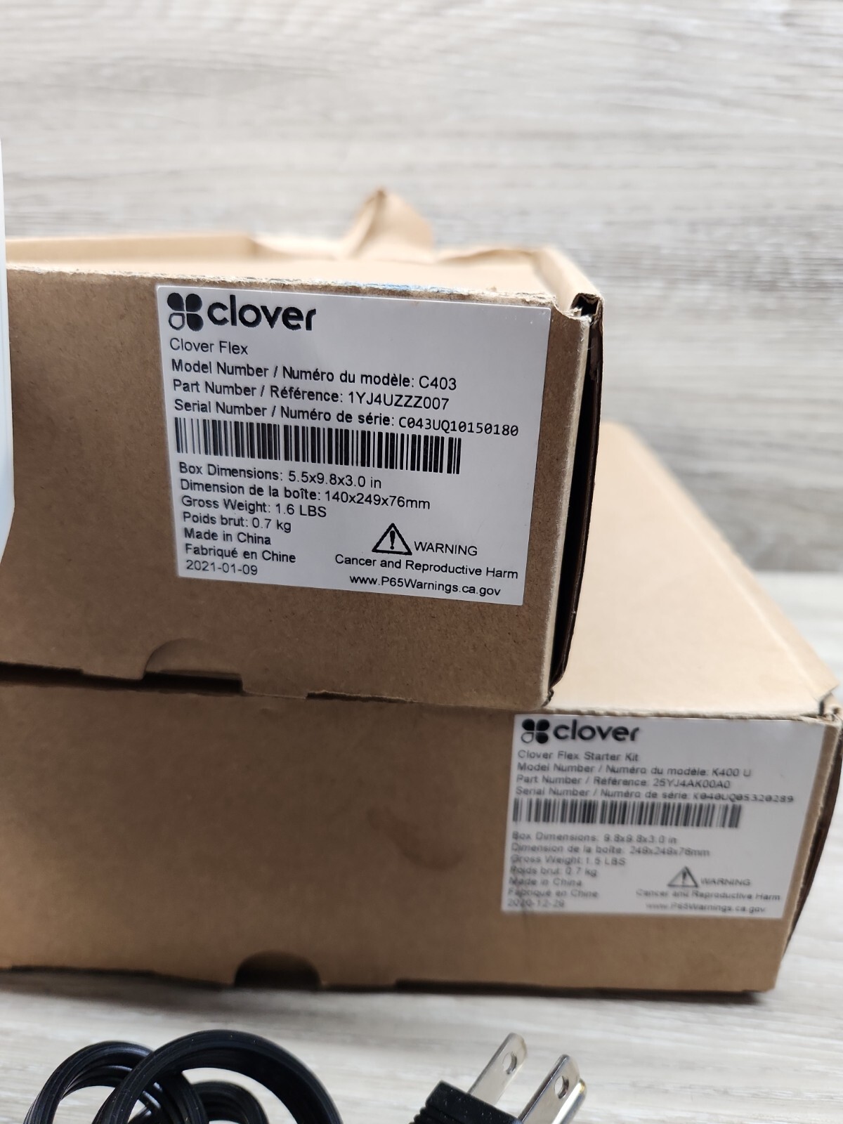 Clover Flex C403 Starter kit, ( New? Sold For Parts Only No Returns Read Descrip