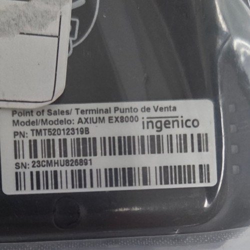 Sealed Ingenico AXIUM EX8000 Mobile POS + Case, Aloha NCR ONLY