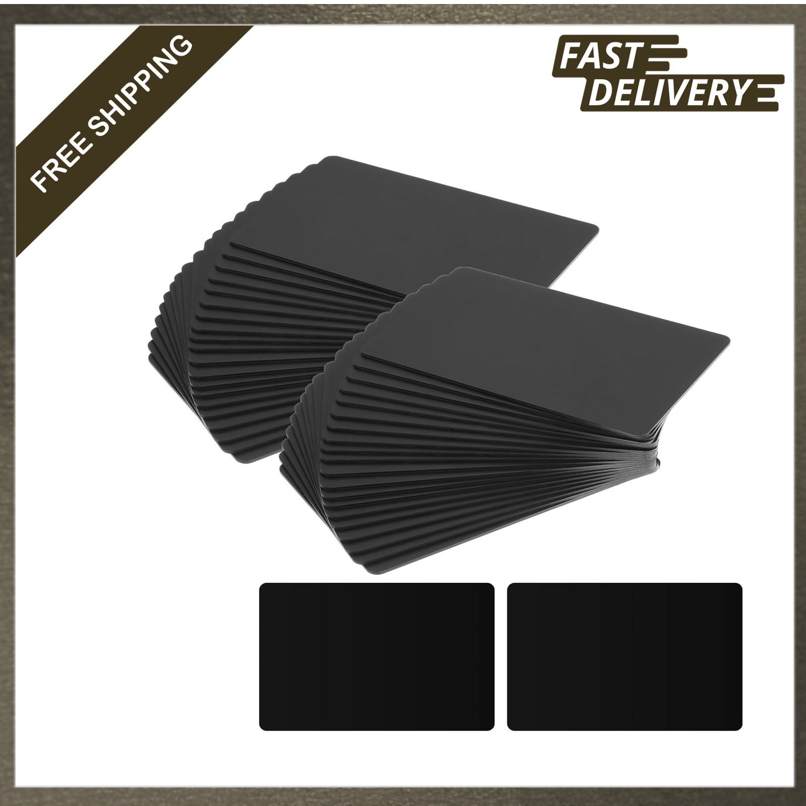 30pcs NFC Cards Rewritable PVC NFC Tags NTAG 215 504 Bytes Business Cards Black