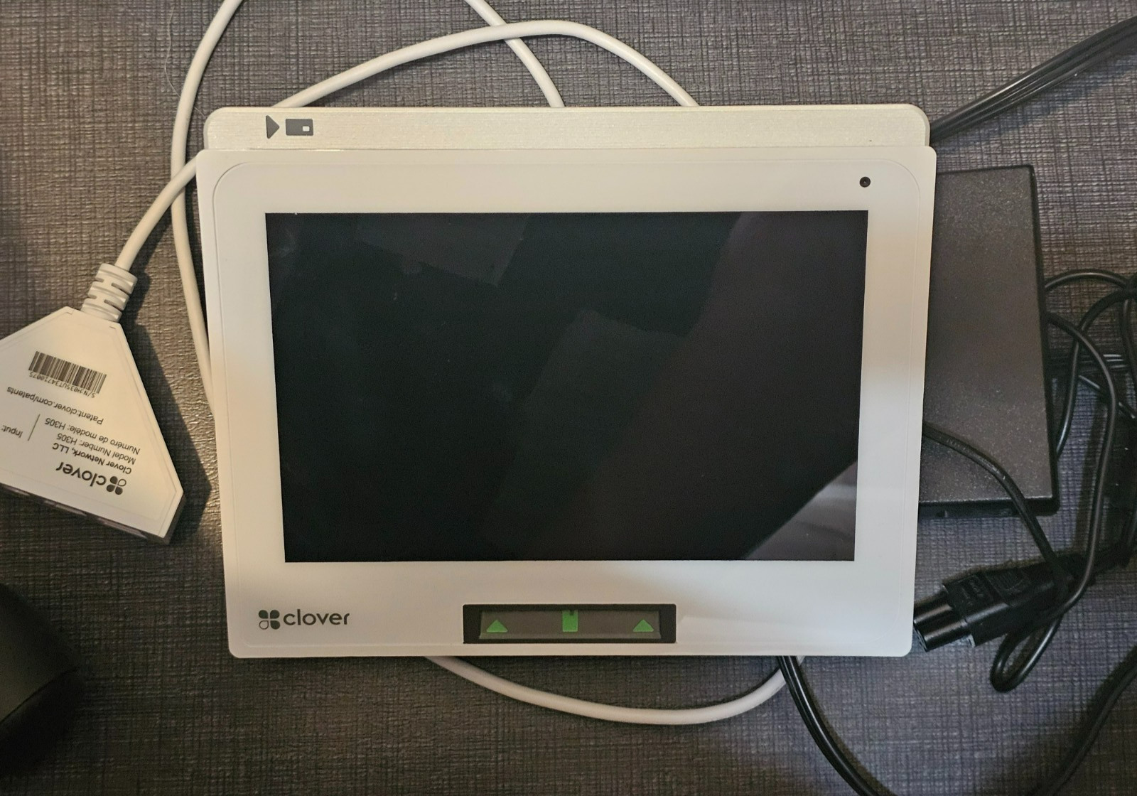 Clover Mini Terminal POS System HFS-C305 Touchscreen Credit Card Reader Locked