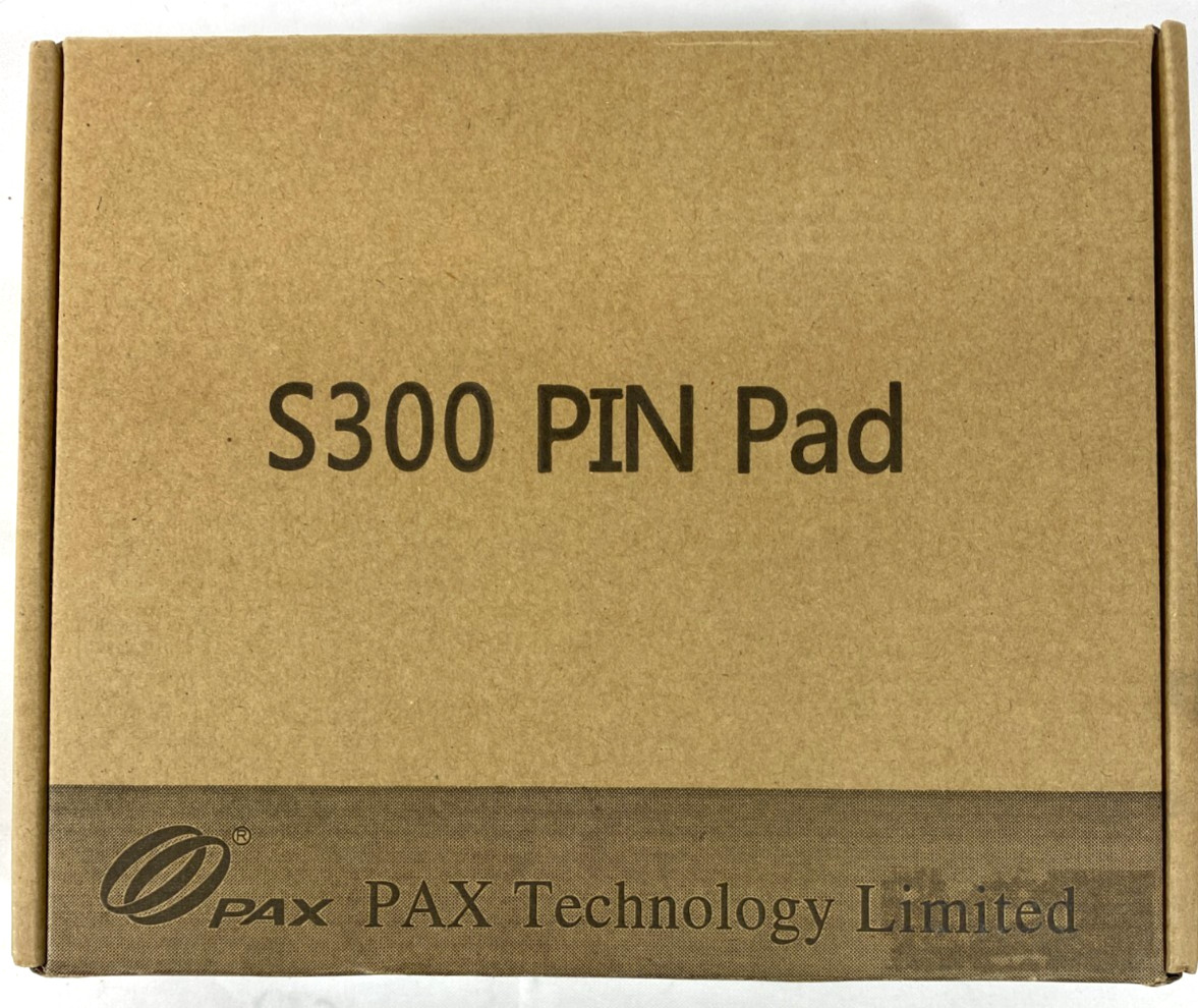 AS IS PAX S300 Integrated Pin Pad Credit Card Terminal w/ PS S300-000-364-02NA