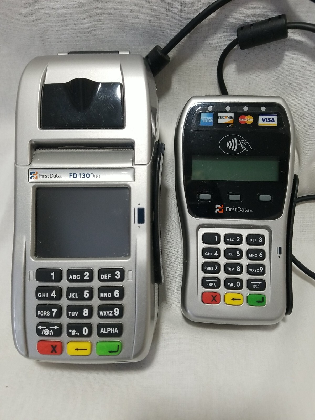 First Data FD130 Duo Credit Card Terminal W/Pinpad FD35