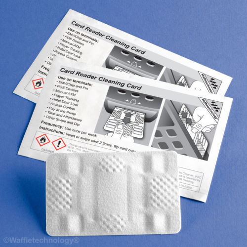 Alliance Card Reader Cleaning Card Featuring Waffletechnology 40 Cards per box