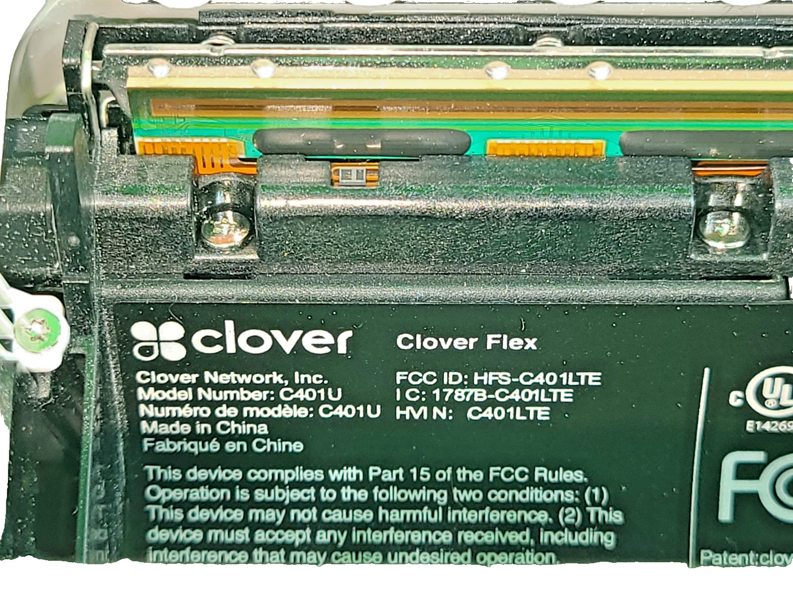 Clover Flex Handheld POS System No Cradle Or Charger – Unit Only – Clean