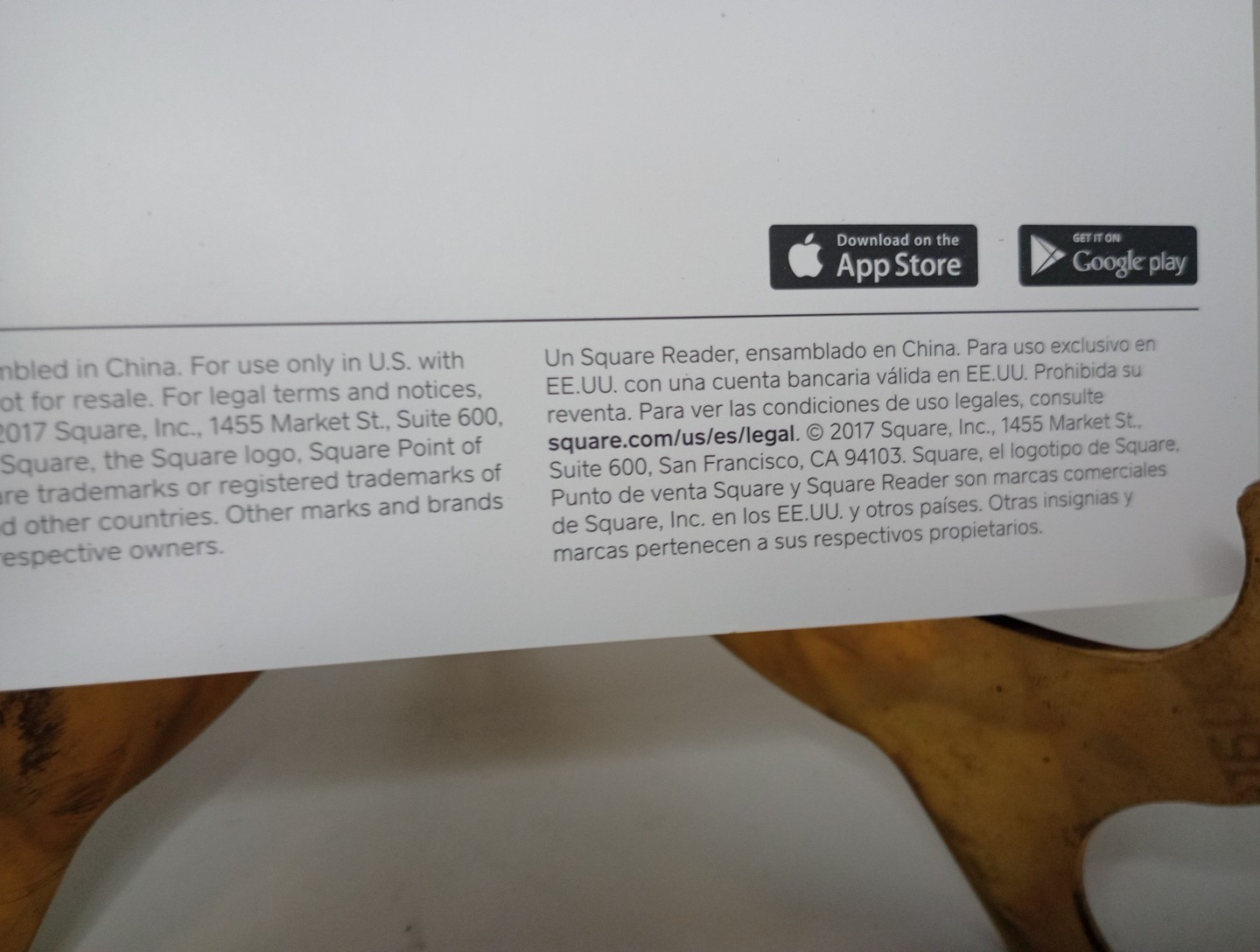 Square Credit Debit Card Reader Apple iPhone, Android Smart Phones Audio Jack