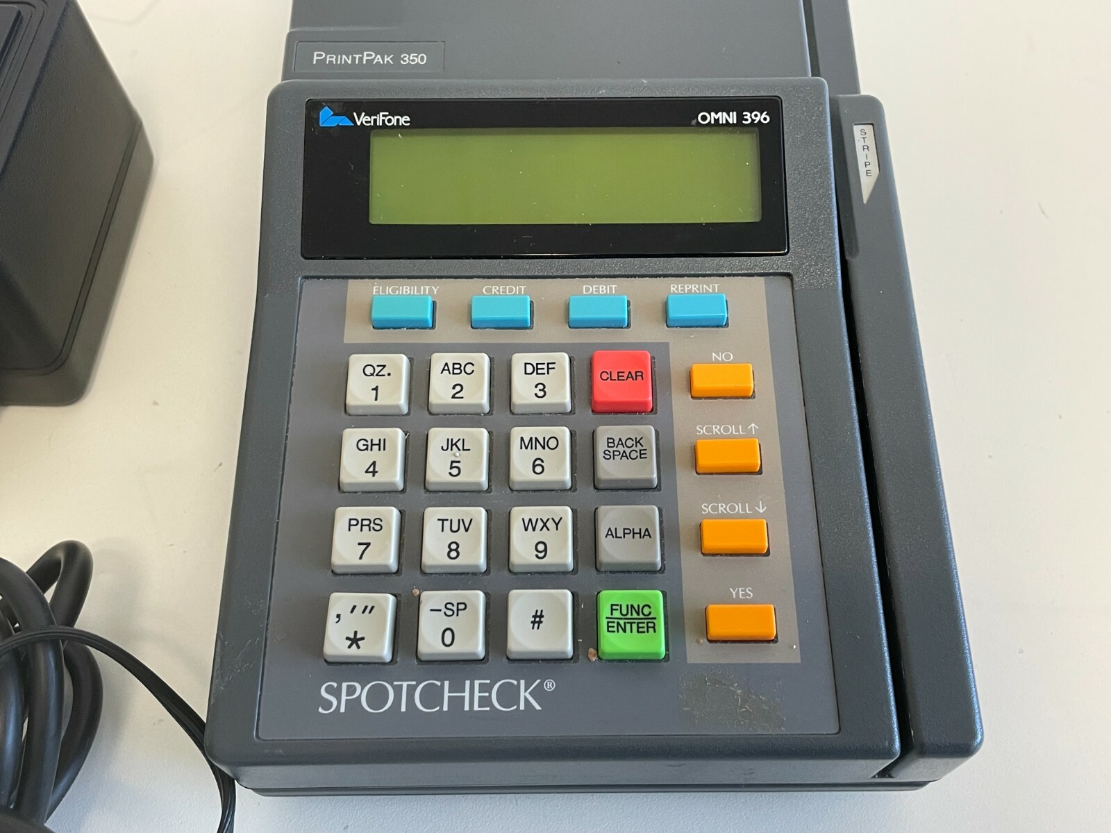 PP18: Verifone Omni 396 Credit Card Machine with PrintPak350