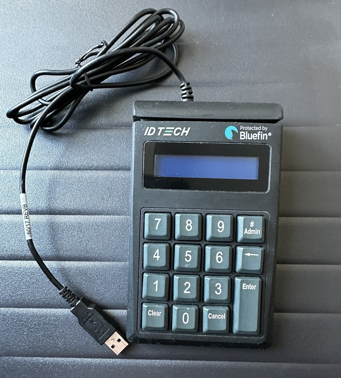 IDTech SREDKey Magstripe Credit Card Swipe Reader IDSK-534833TEB-B2 USB *TESTED