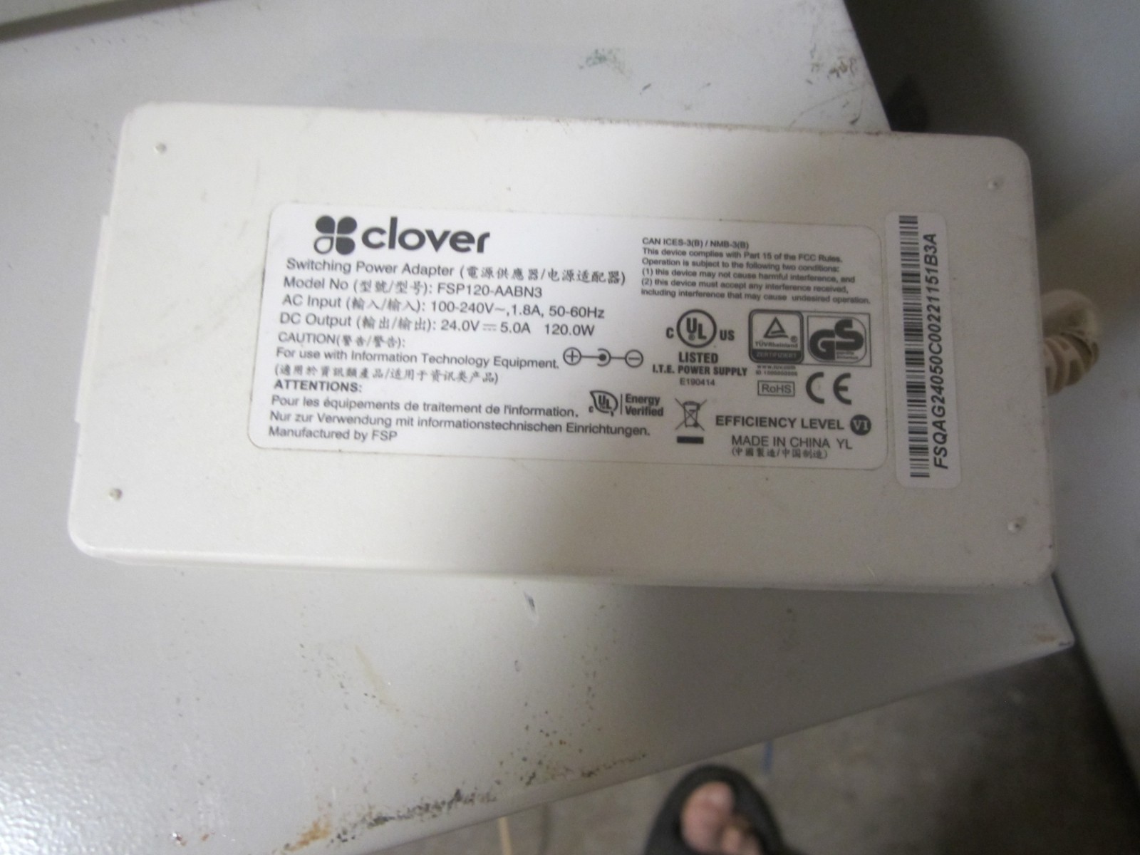 Clover Station POS System C500 Tap pay Printer P550, cash register Drawer D100