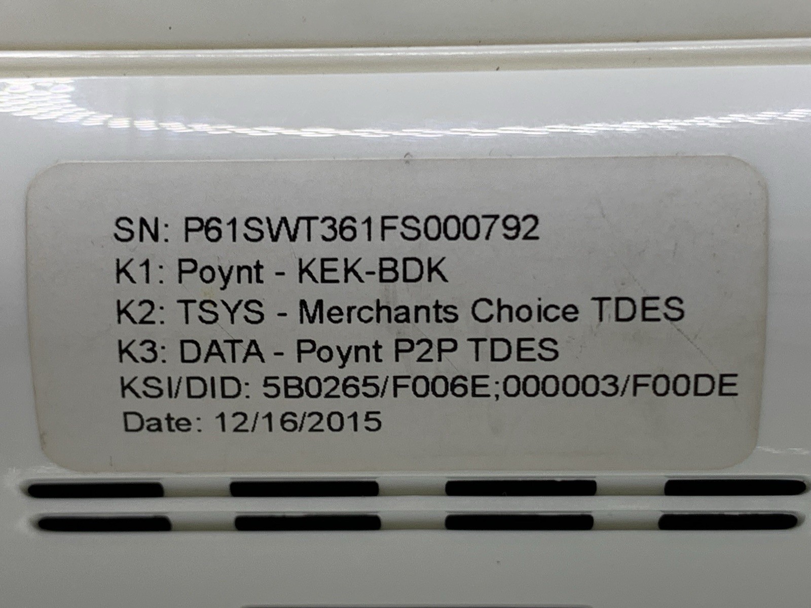 Poynt Smart Terminal Wireless POS System Untested AS IS P118