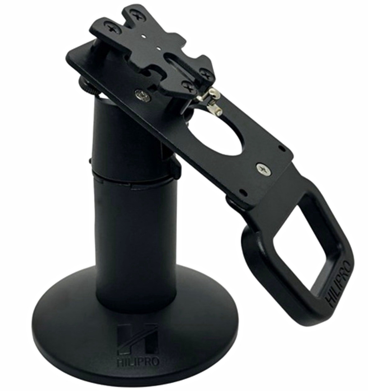 HILLPRO POS Credit Card Terminal Stand Mount Bracket Base Black w/ Screws