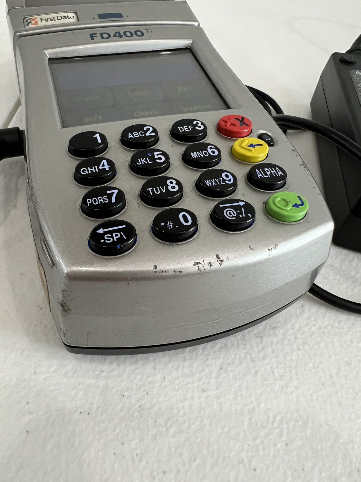 First Data FD400 Ti Business Card Terminal Reader