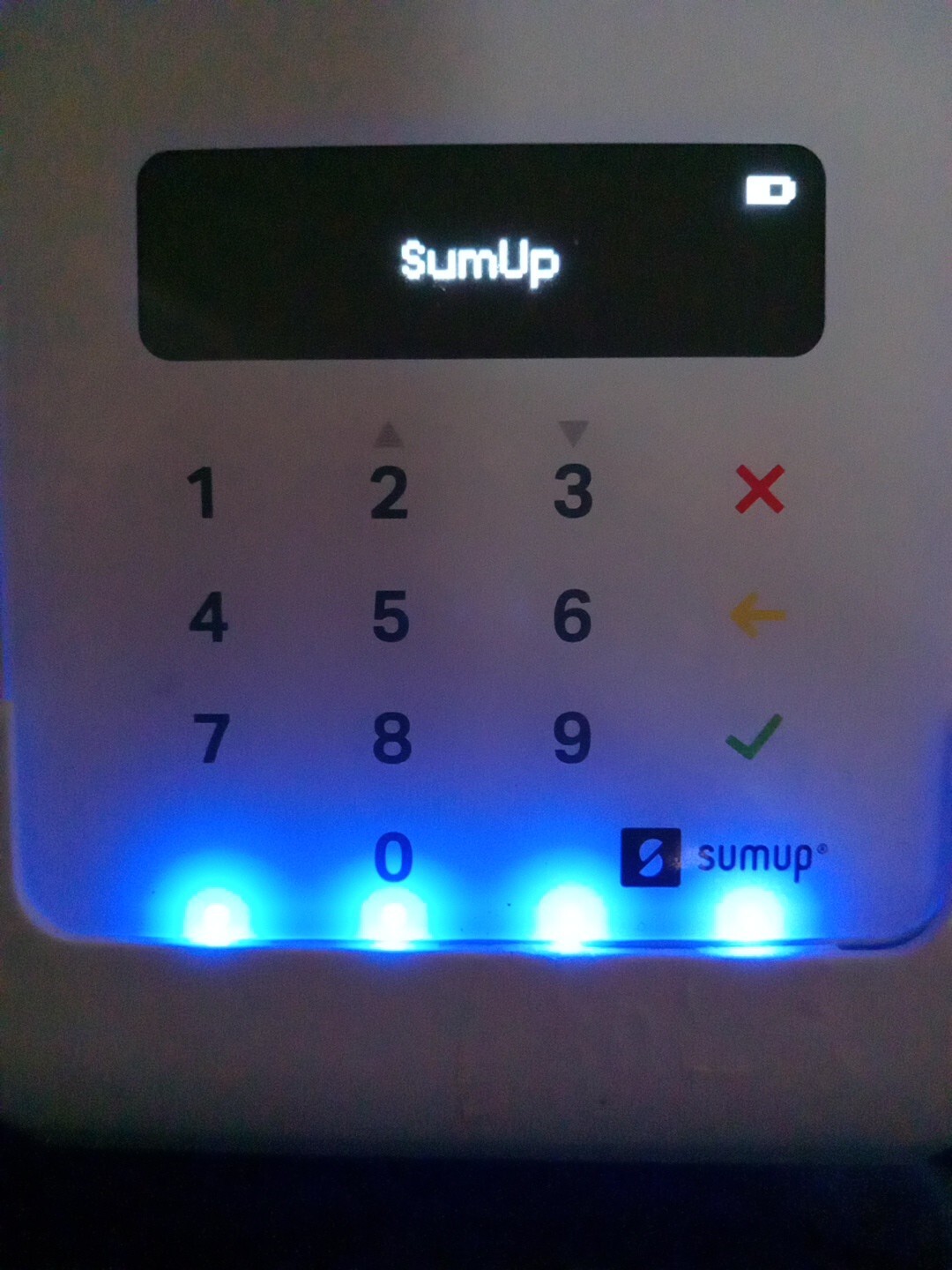 Clover Flex Handheld POS System and Card Reader White It Lock Also A Sumup Card
