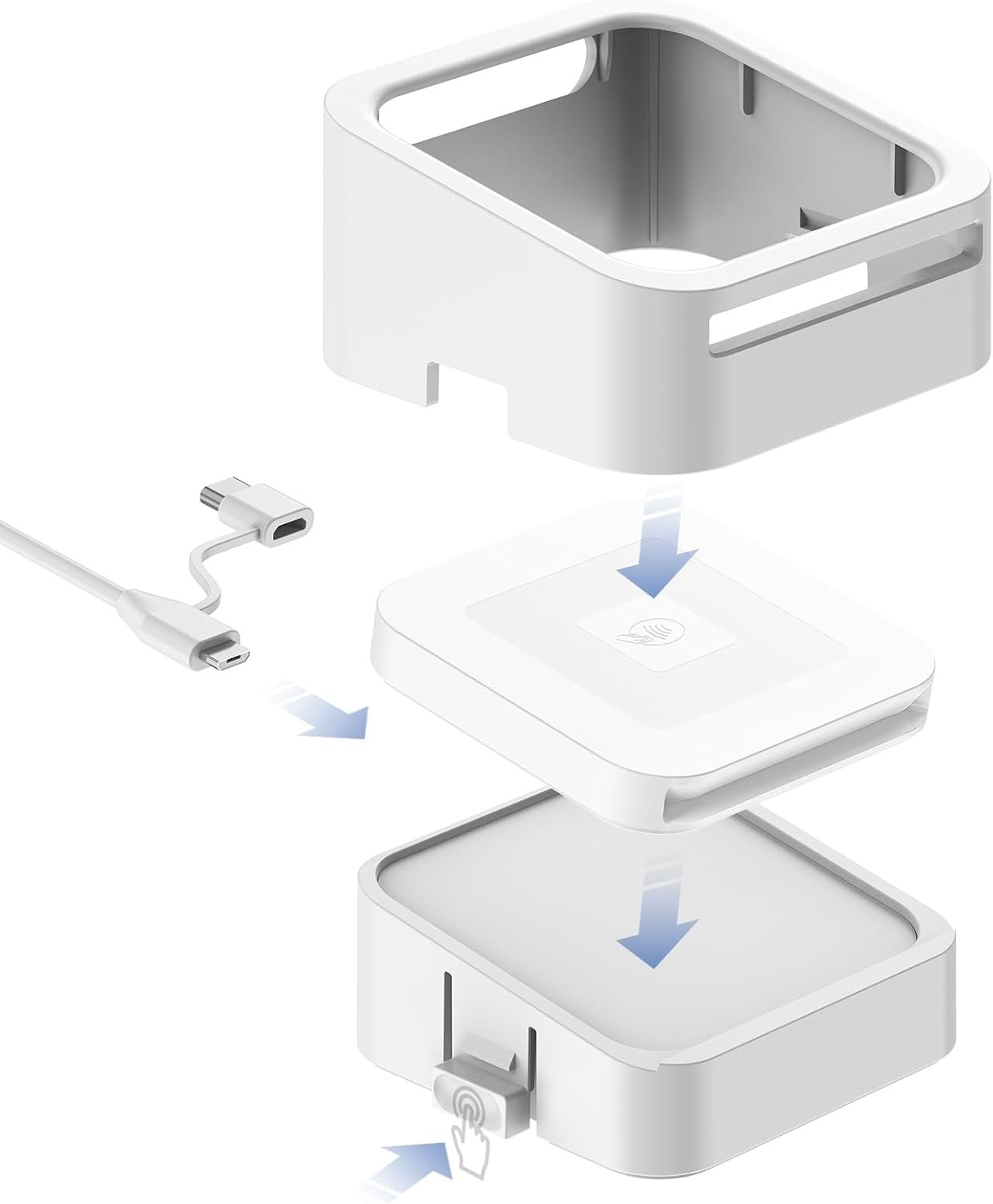 Credit Card Dock for Square Reader 1st and 2nd,Beautiful and Compact Case for…
