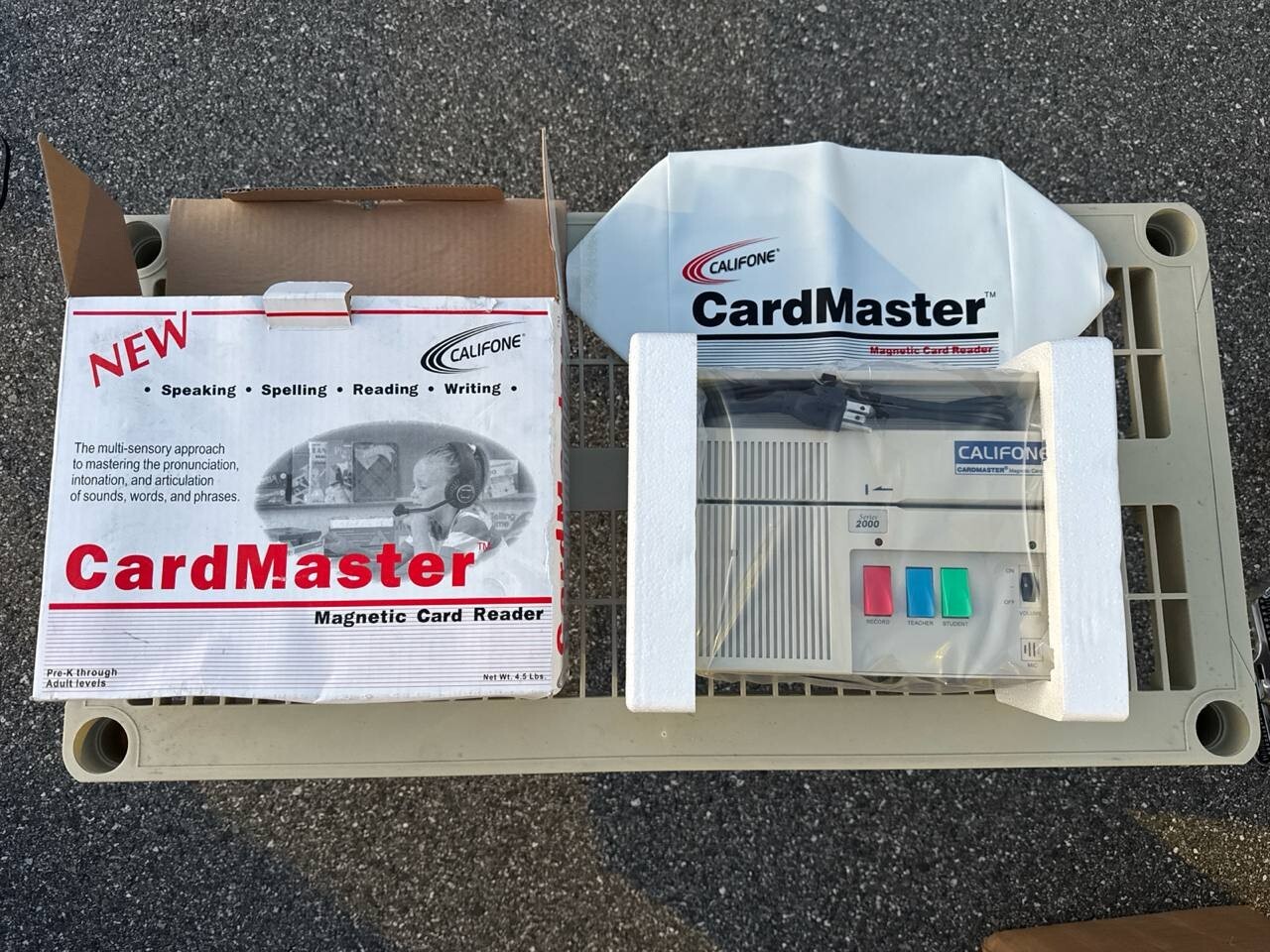 Califone Cardmaster Magnetic Card Reader Series 2000/ model 2010 NIB