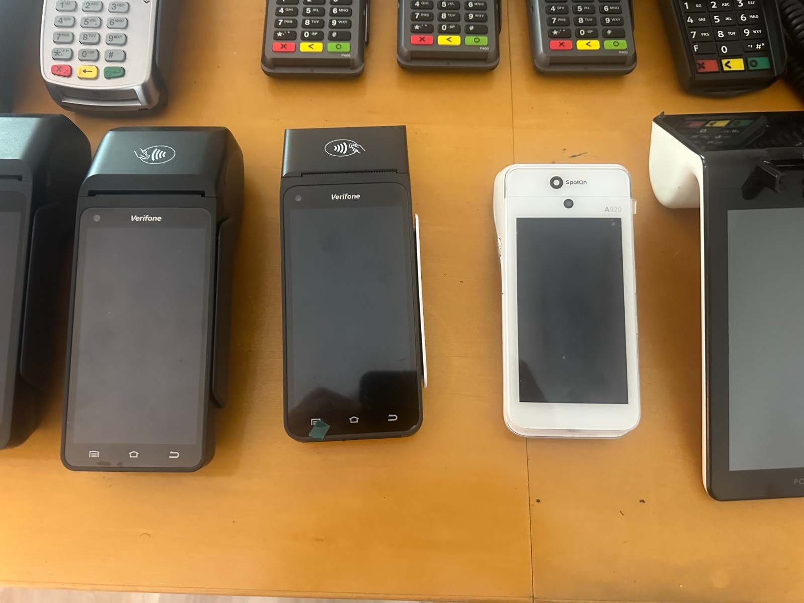 Credit Card Terminals, Ingenico 3500/1500, Verifone T650’s, P400 Pin pads