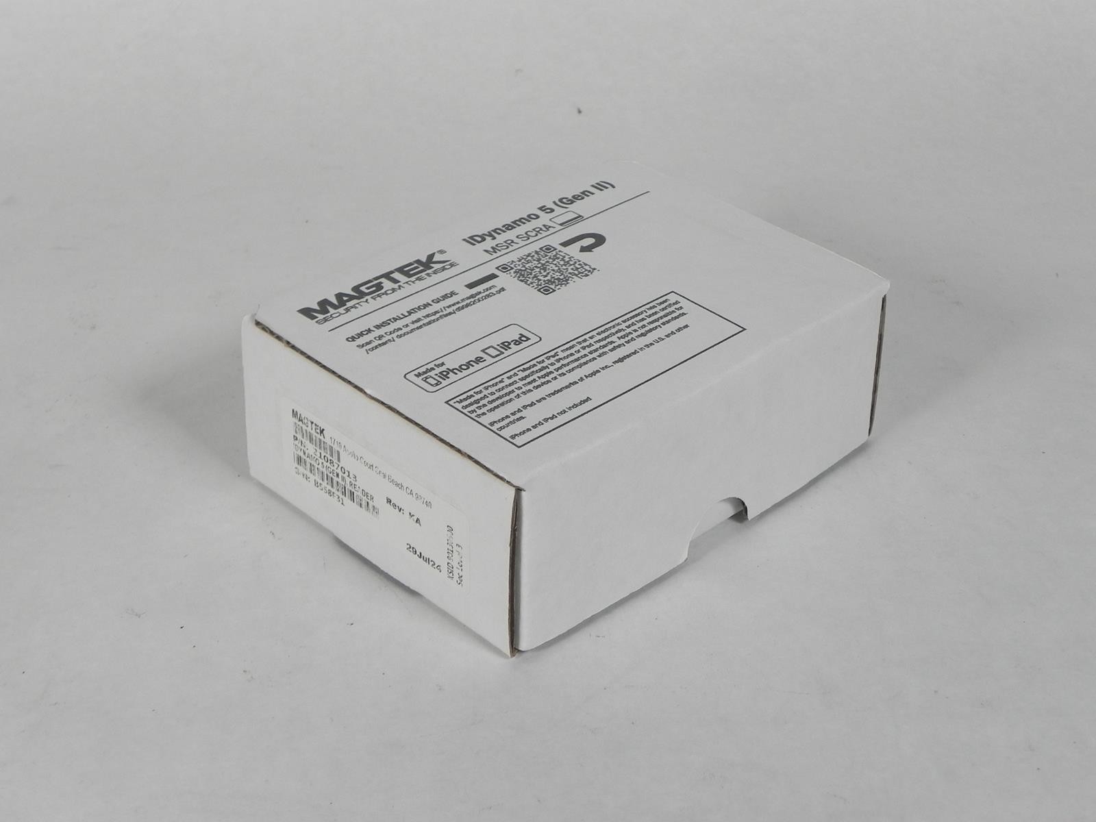 Magtek iDynamo Gen II Mobile Magstripe iOS Card Reader