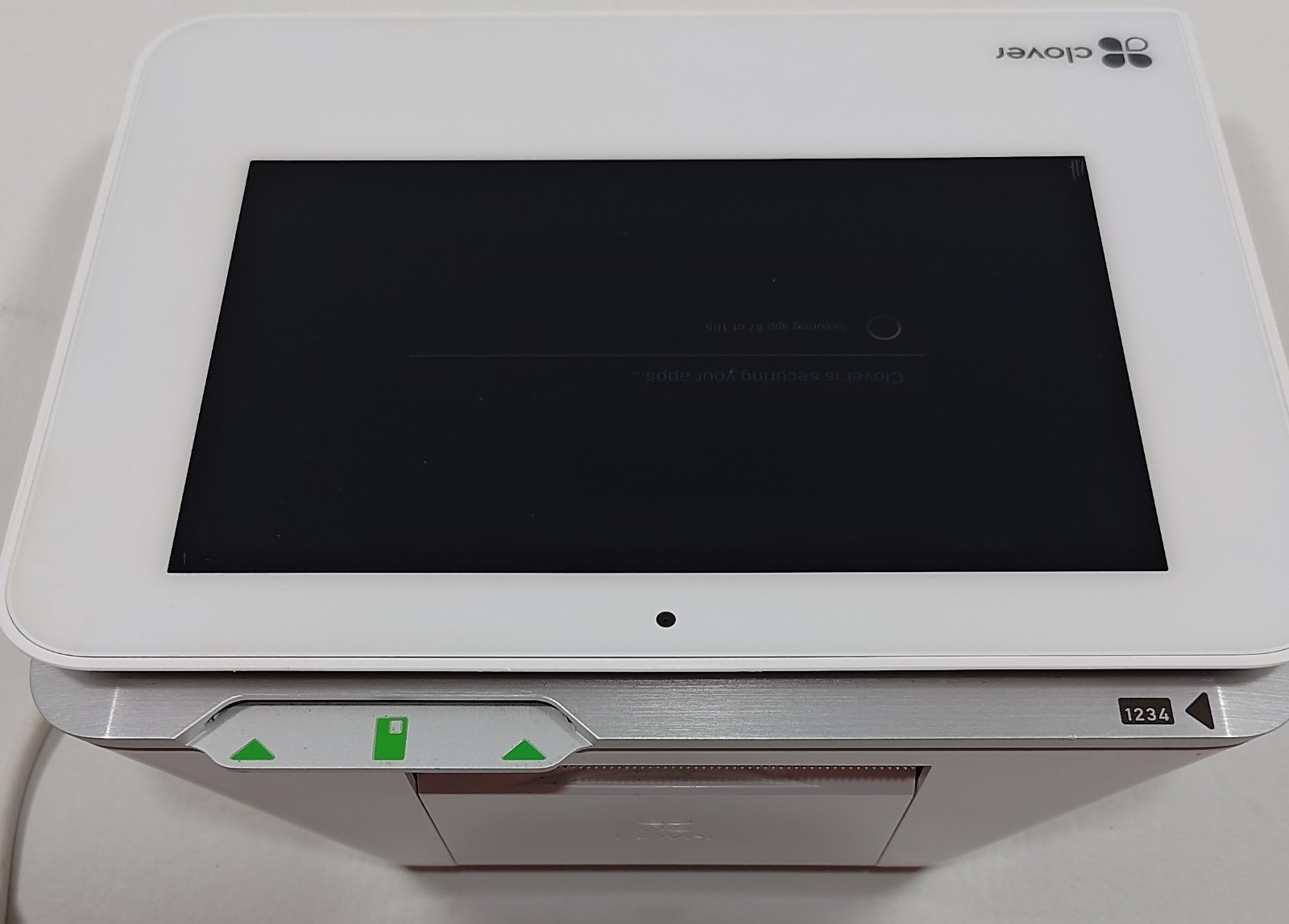 Clover Mini C301 POS Terminal with Hub & Power Adapter – For Parts/Repair