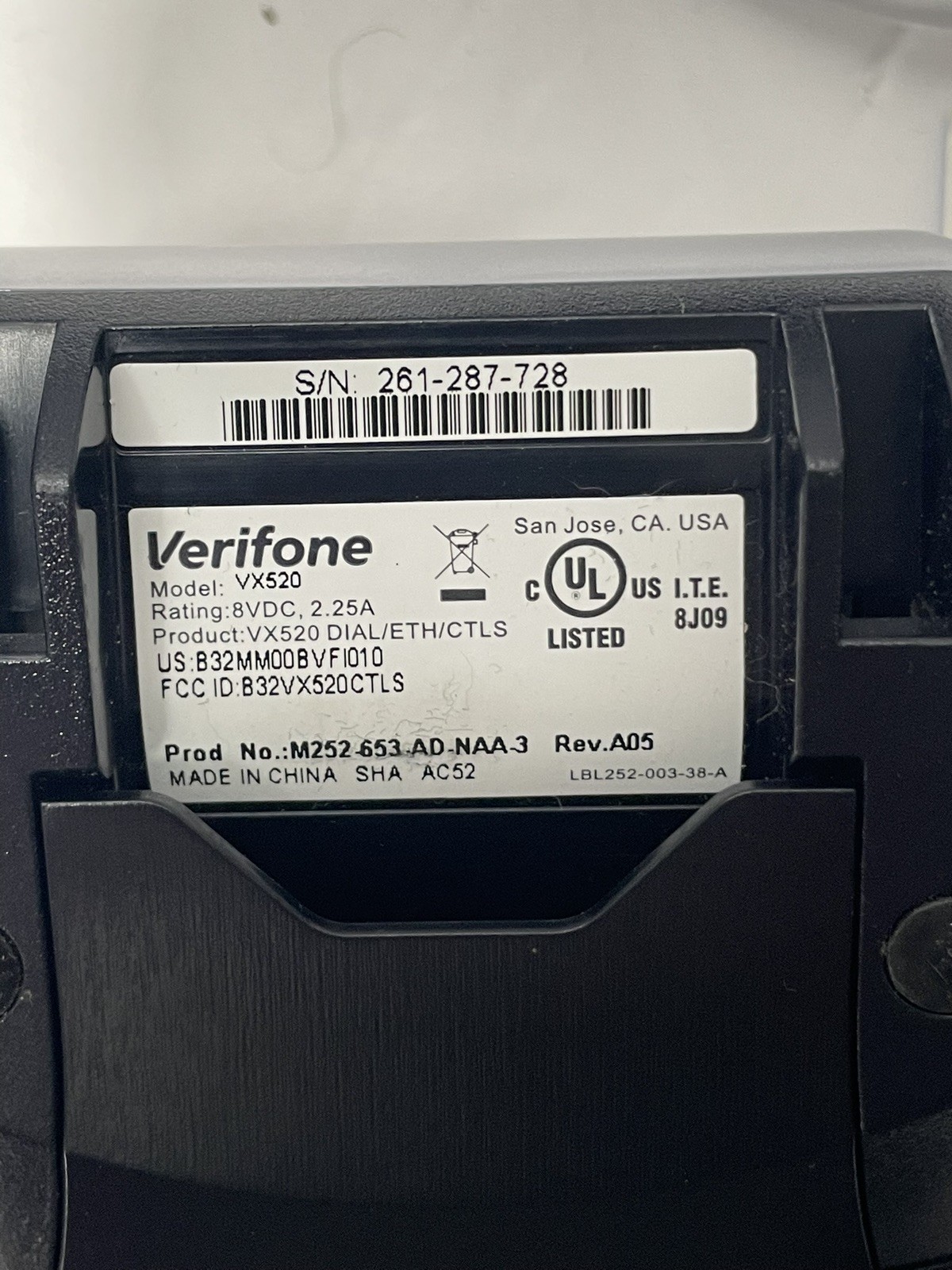 Verifone VX520 Credit Card Reader With Paper Rolls! Plug And Play Credit Debit