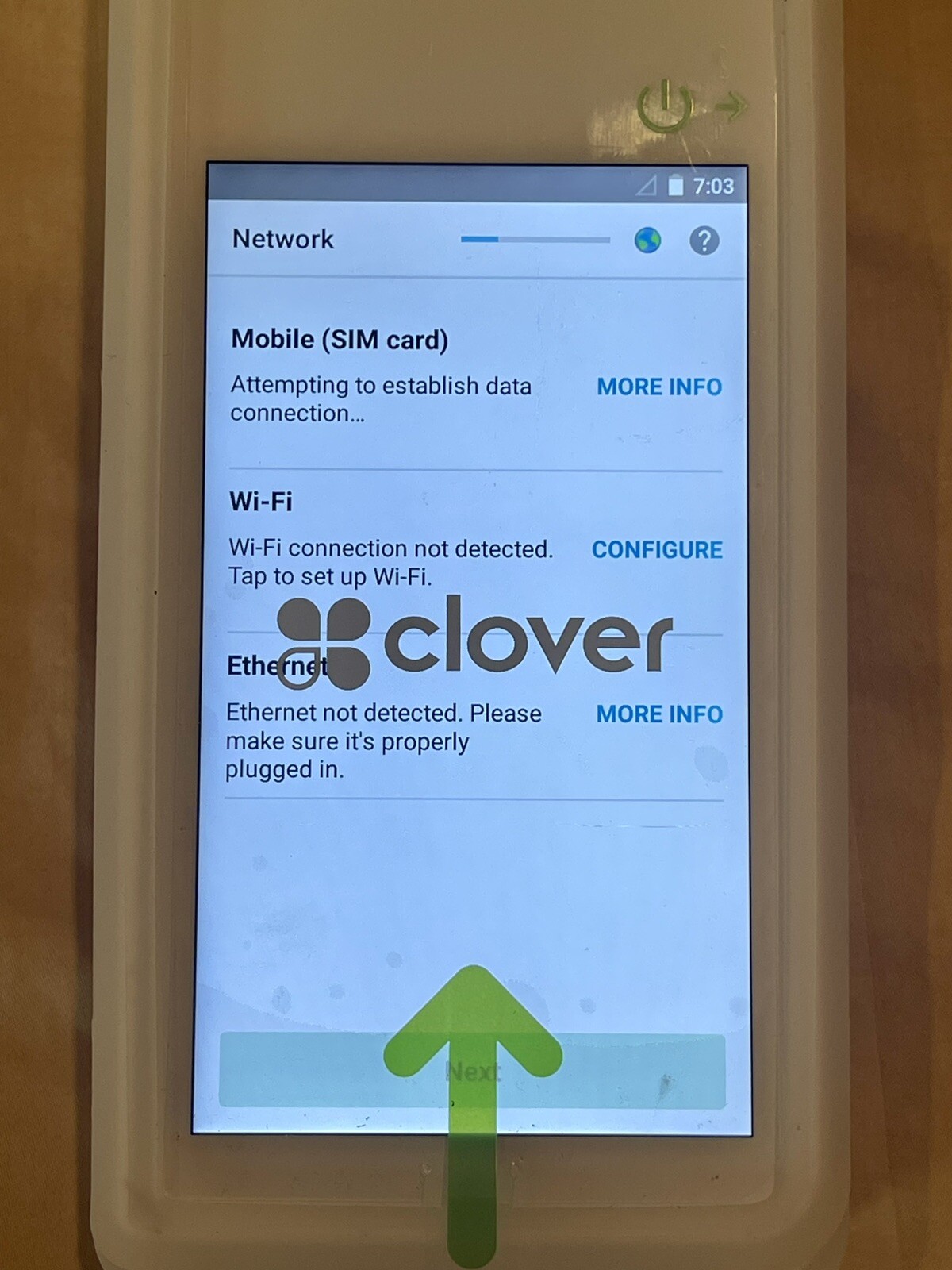 Clover Flex LTE C401U JUST THE UNIT NO CABLES OR CRADLE