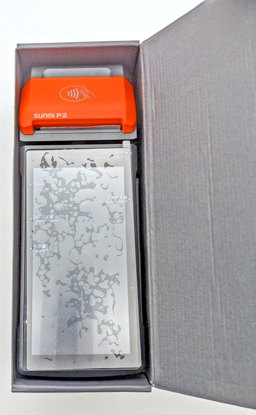 Sunmi P2 | All-in-one POS handheld device | wifi connect | built-in printer