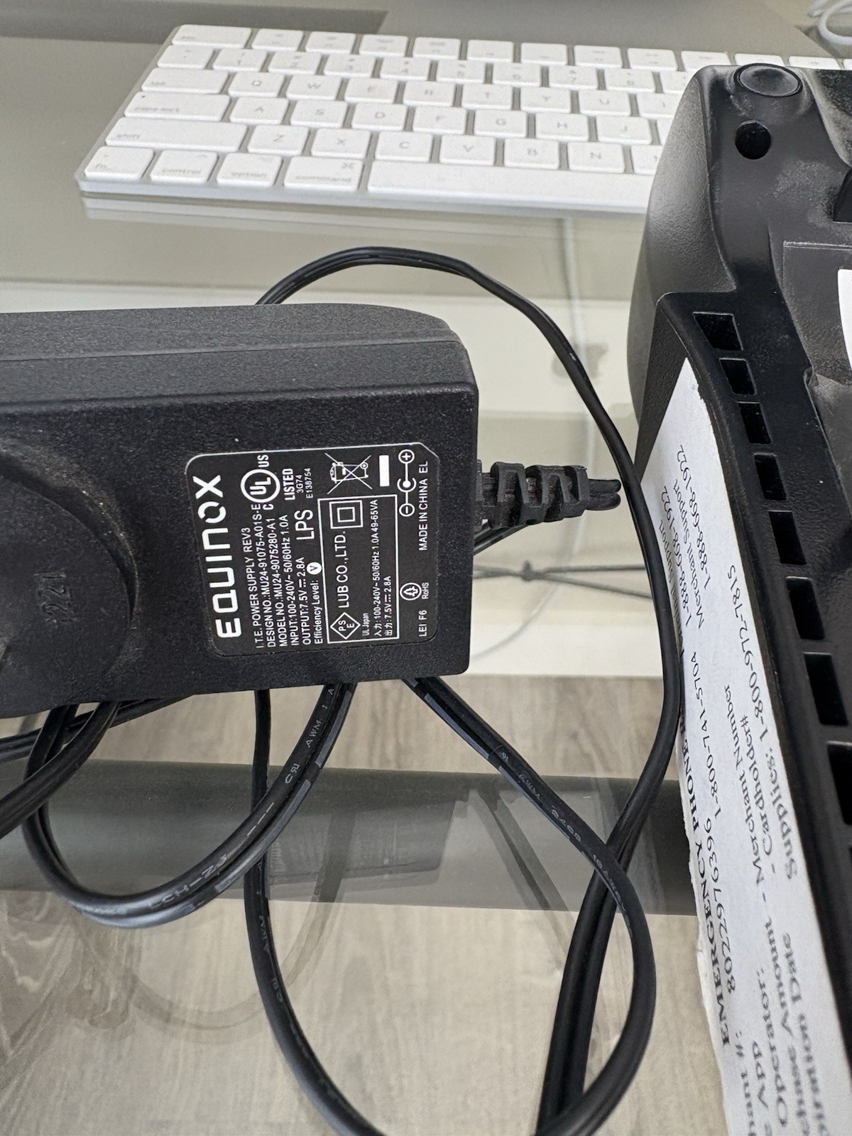 Credit Card Reader/Terminal Equinox T4205 With Power Cord Tested For Power