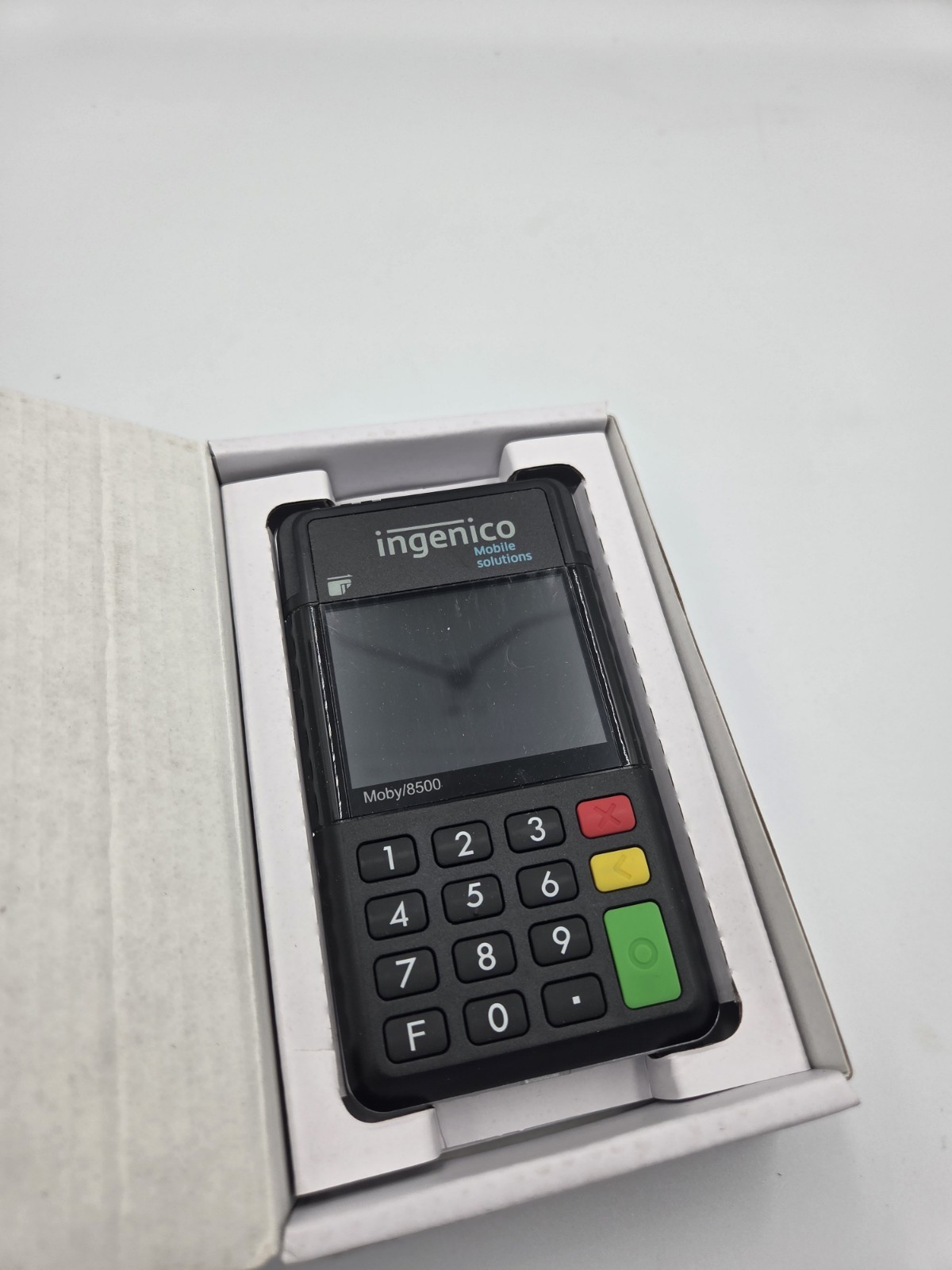 INGENICO MOBILE SOLUTIONS MOBY 8500 P8F506-09219A 2.4″ LCD CARD READER NEW
