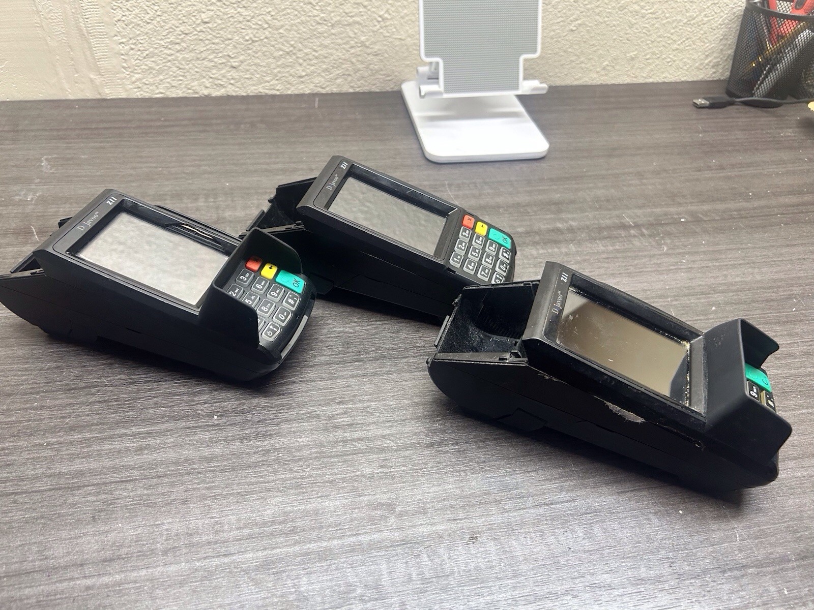 Lot Of 3 DEJAVOO Z11 VEGA3000 Credit and Debit Card Terminal “untested” |#D91