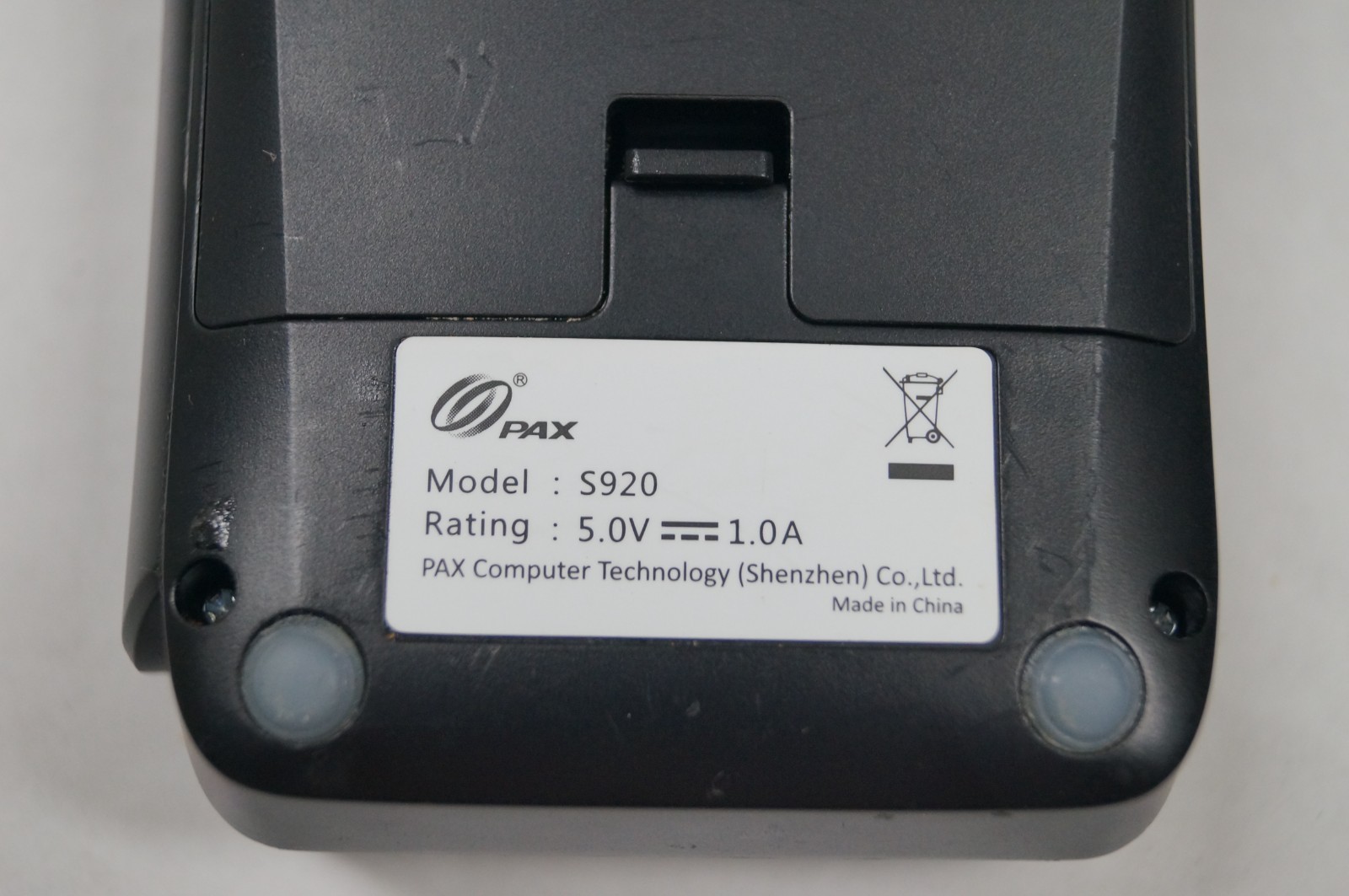 PAX 5920 Payment Terminals PIN pads POS Status Unknown WORKING F123