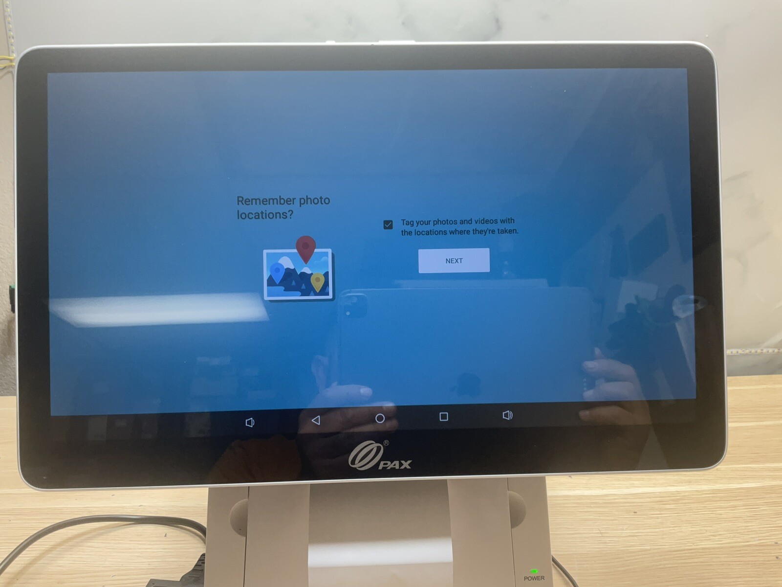 PAX E800 Point Of Sale System Android Payment Terminal Sold As Is/JUA2330