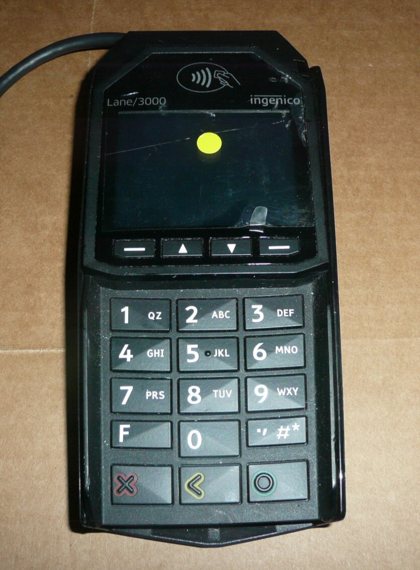 Ingenico Lane/3000 USB Credit Card Reader Point of Sale POS Terminal