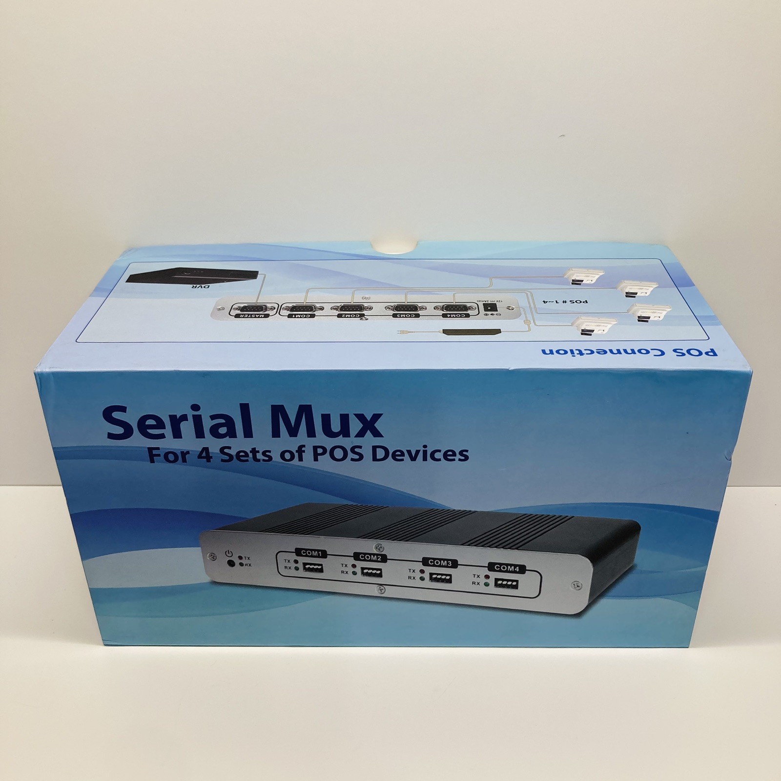 Serial Mux For 4 Sets POS Devices Model KM-100 STL Solutions S/N KM10011l00091