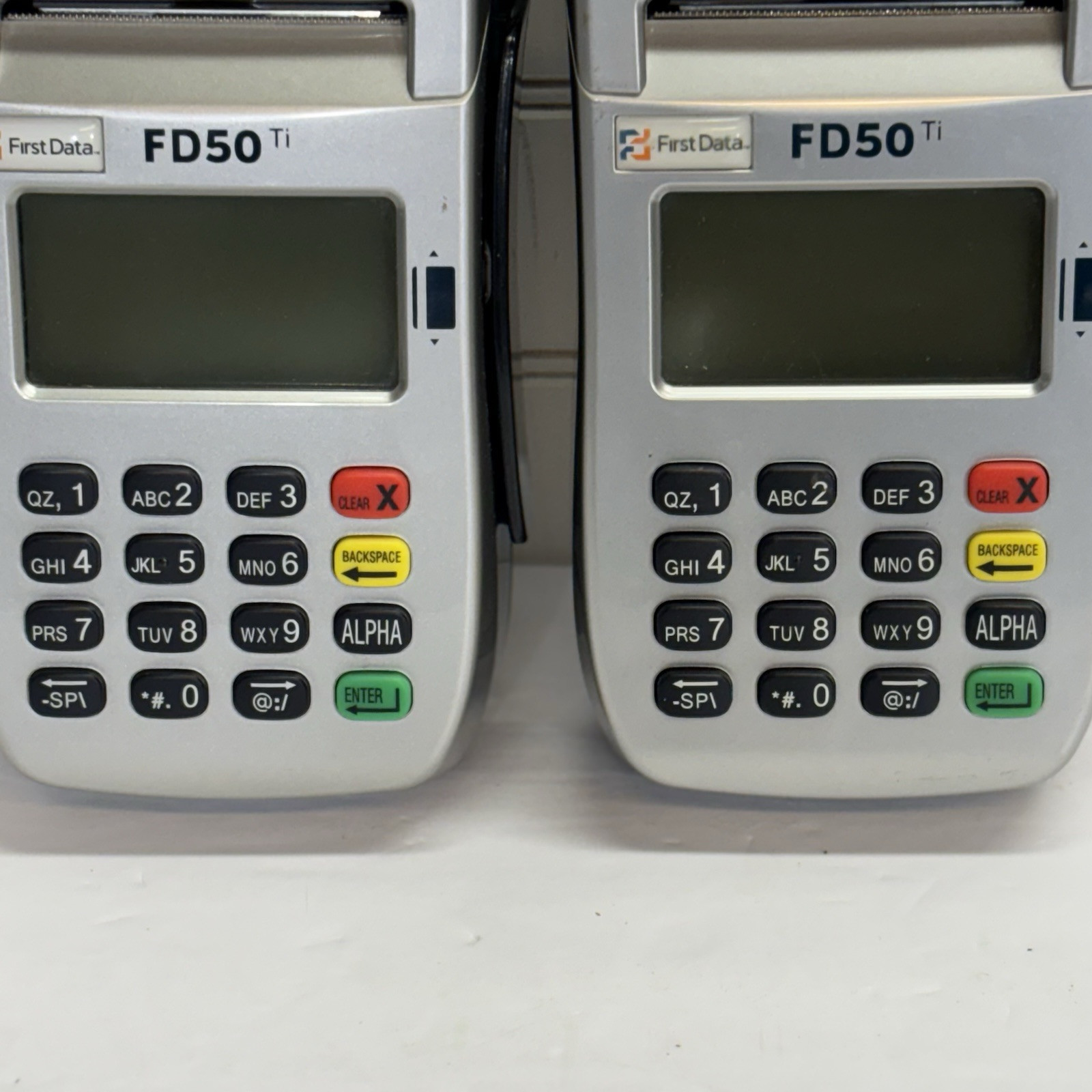 First Data FD50 Ti Credit Card Terminal Lot Of 6
