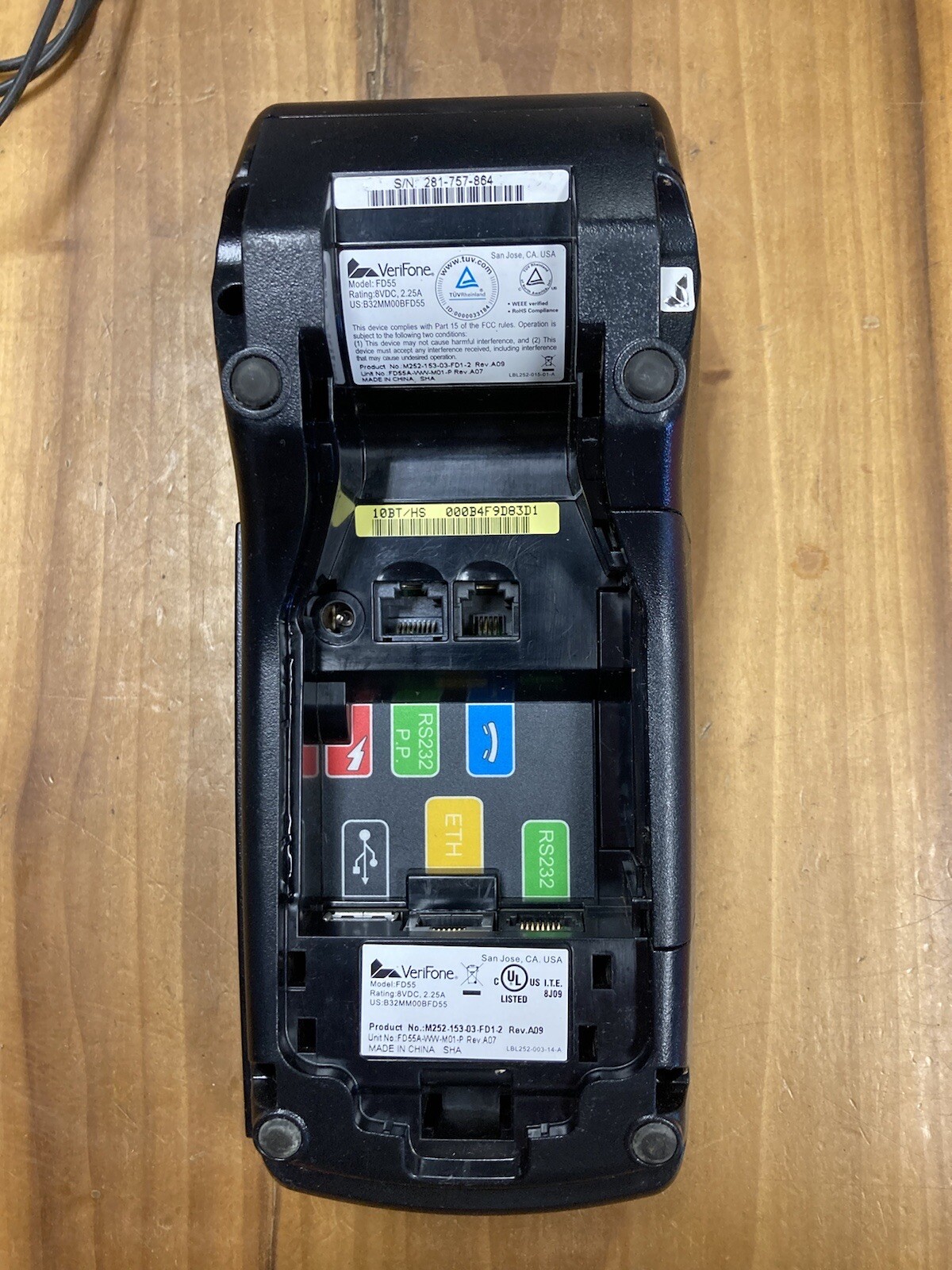 Verifone First Data FD-55 Terminal Used works well