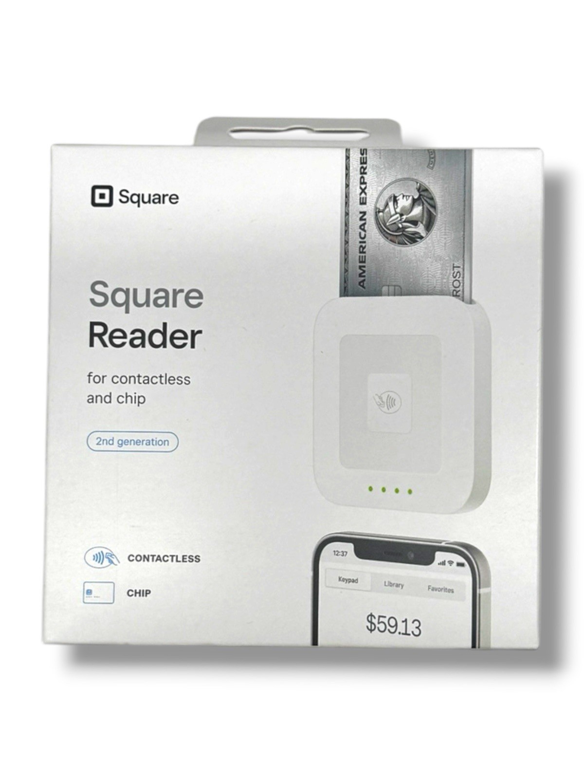 Square Contactless & Chip Reader 2nd Gen A-SKU-0792 Bluetooth