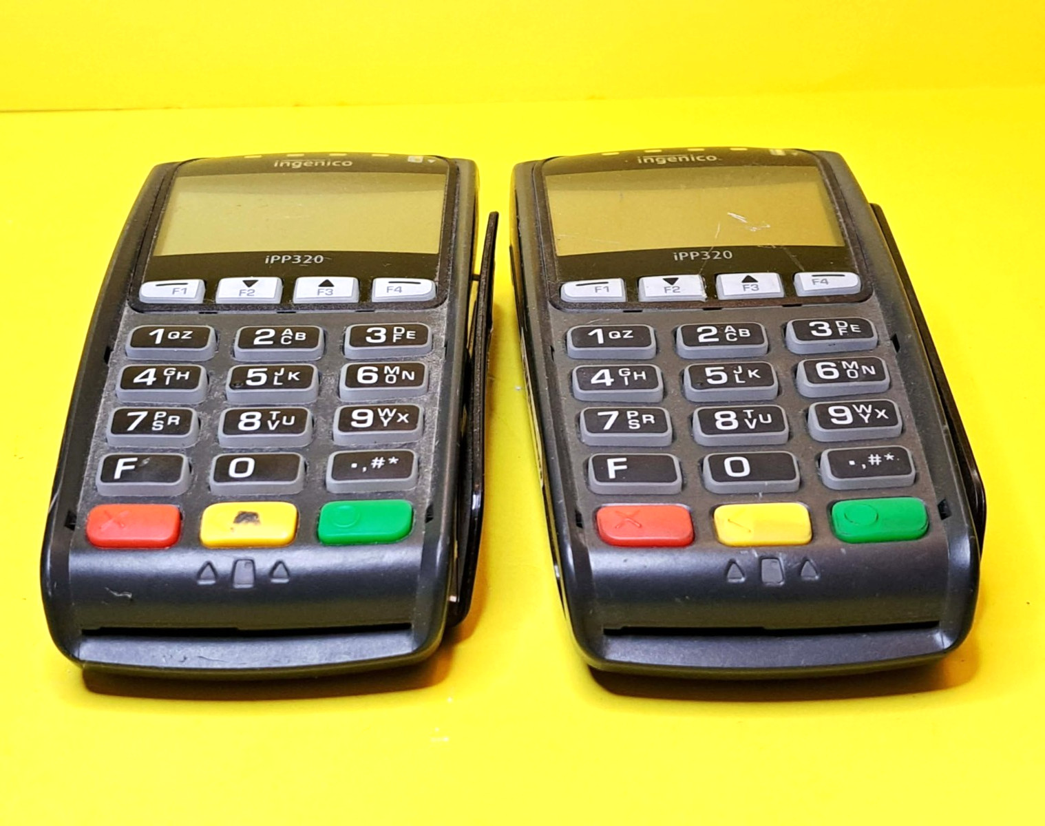 ⚡100% UNTESTED⚡LOT OF 2x INGENICO IPP320 CREDIT CARD PAYMENT TERMINAL COUNTERTOP