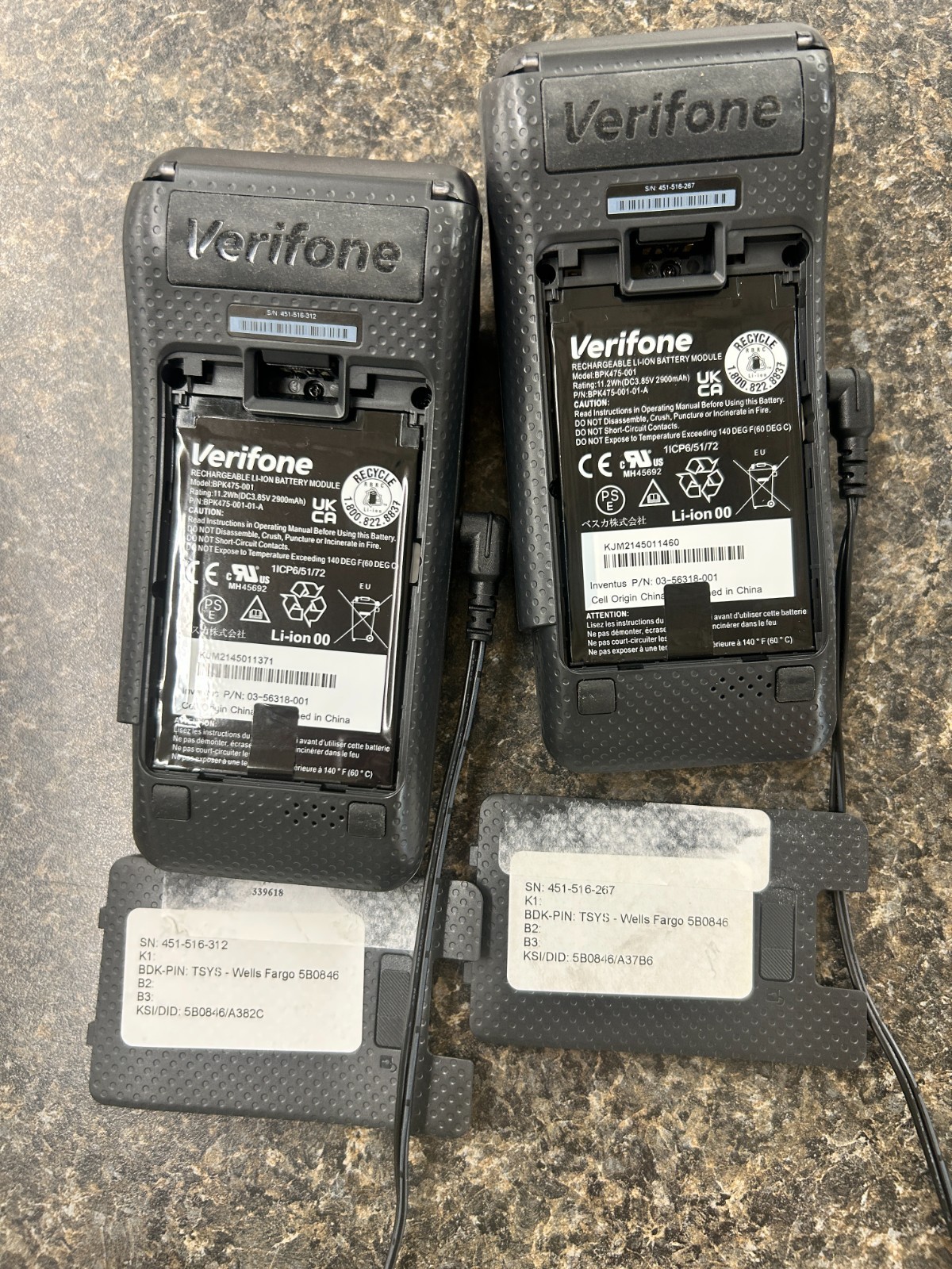 Veriphone V400m Plus 4G Lot of 2
