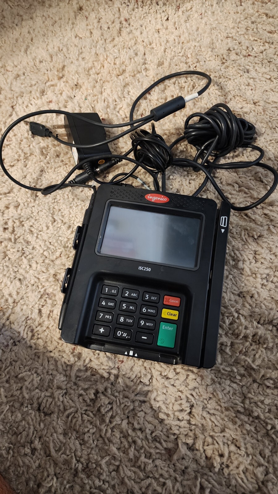 Ingenico ISC250 Smart Payment Terminal Credit Card Reader Touch Payment T1