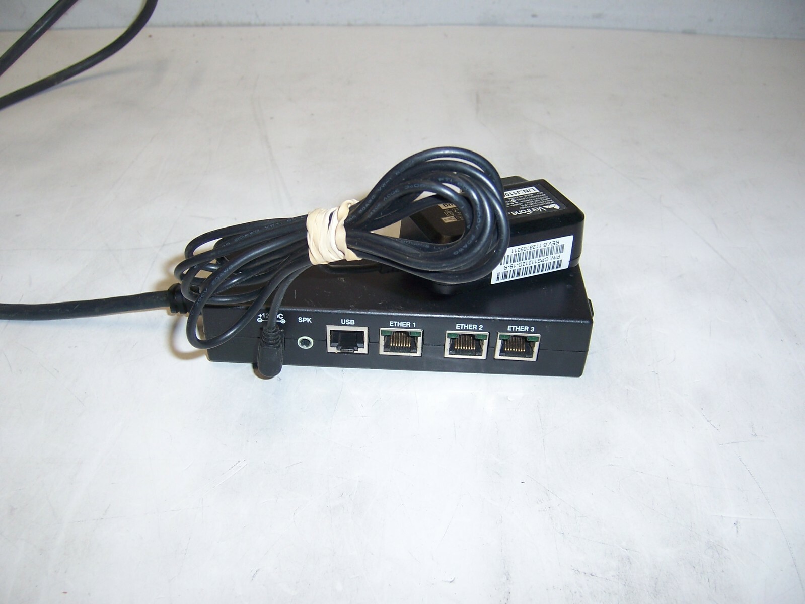 24173-02-R Verifone Purple Multiport Ethernet Switch Cable with AC Adapter (M1)