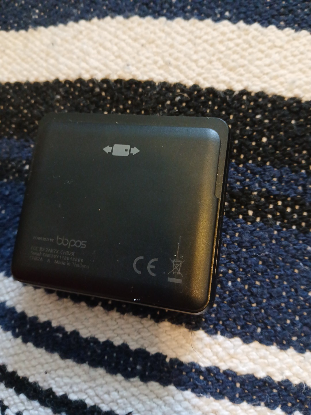 BB POS CHB20 POS Card Reader with Stand Not Teated But Turns On