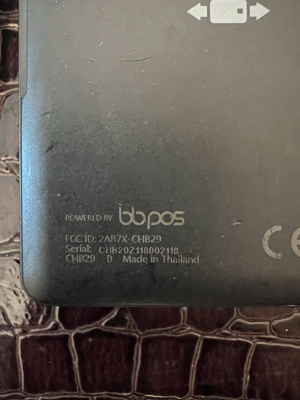 BBPOS Chipper 2X BT CHB29 Portable Credit Card Reader PAYMENTS ANYWHERE