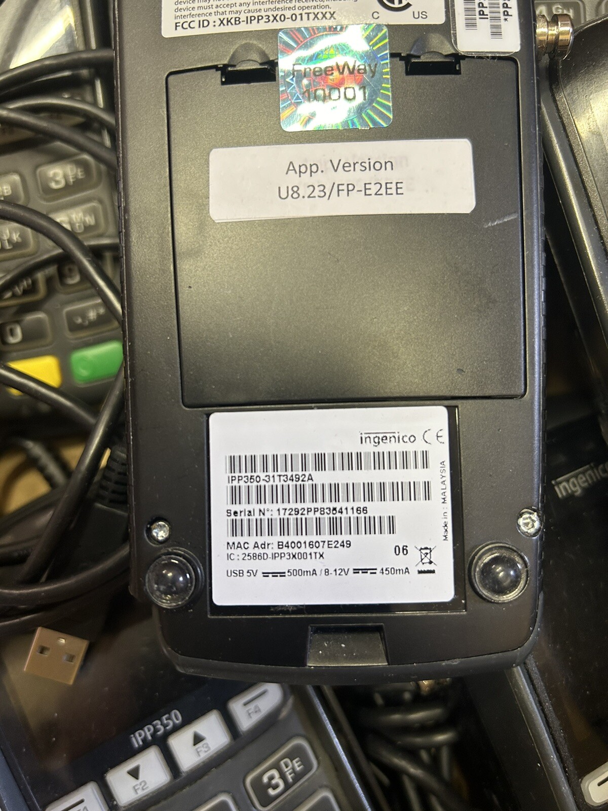 Lot of 14 Ingenico Credit Card Payment Terminal IPP350 READ