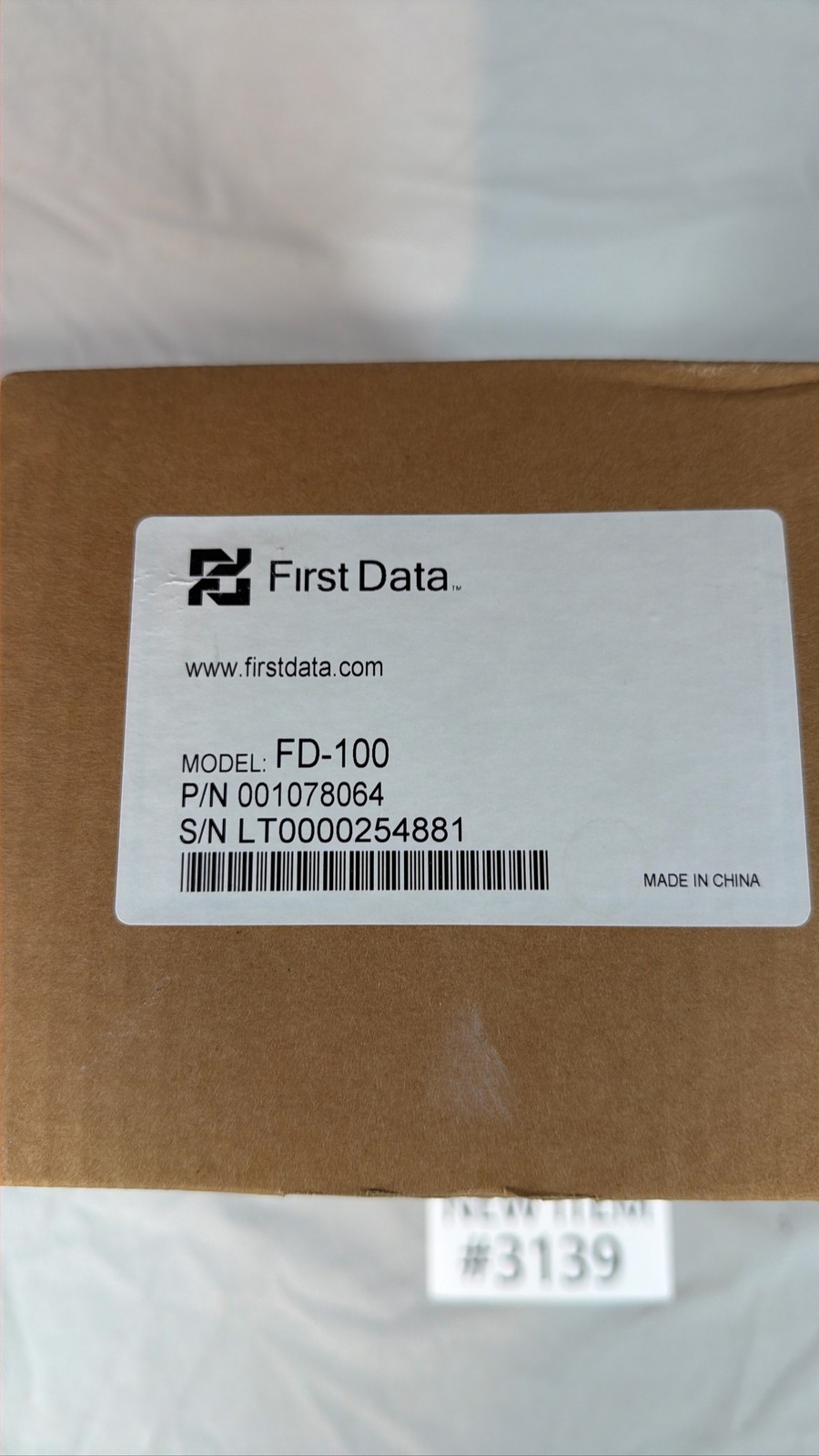 First Data FD-100 Credit Card Terminal POS Reader