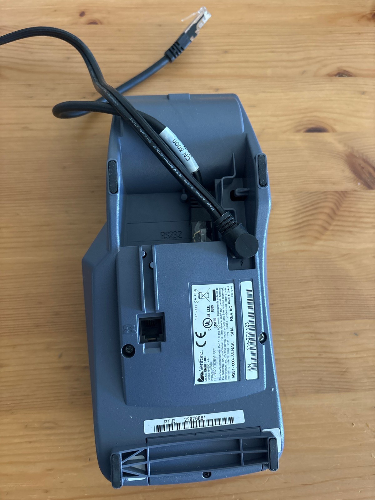 VeriFone VX510 Credit Card Terminal POS System Parts Only Bad RTC Chip