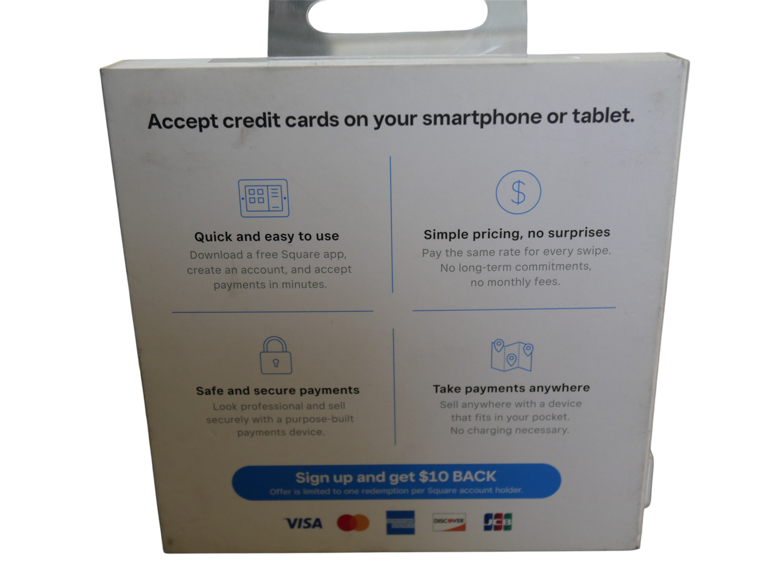 Lot 5 Square Credit Debit Card Reader – Free shipping