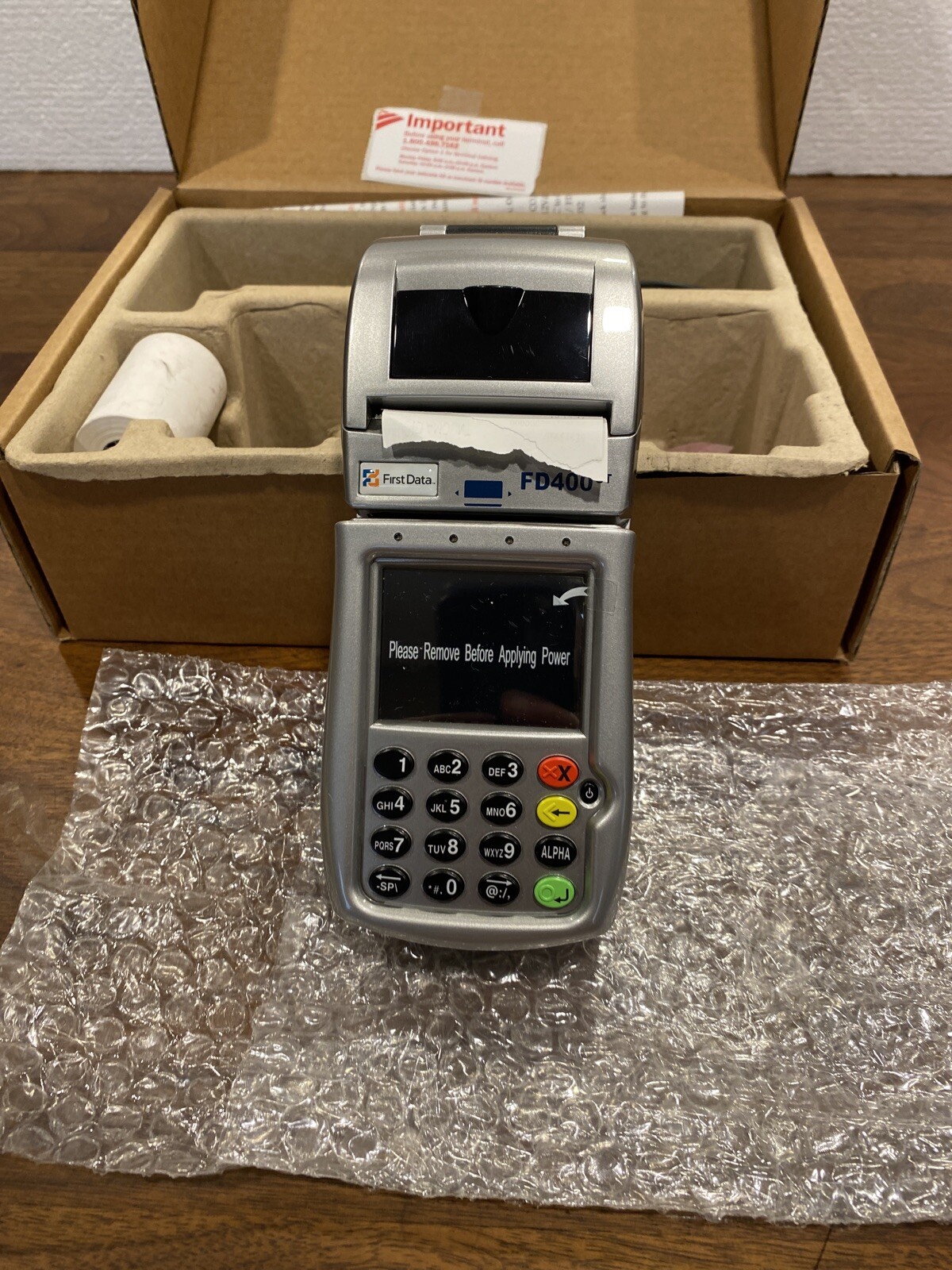 First Data FD400GT CDMA Wireless Terminal