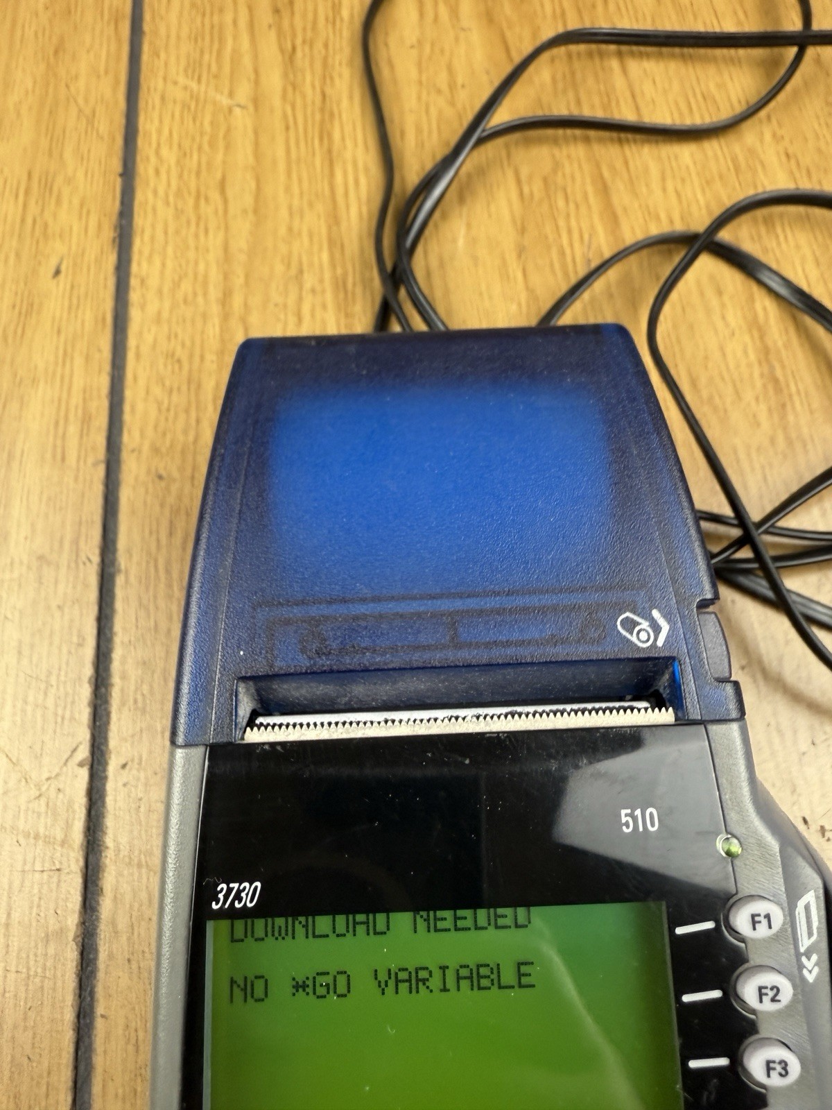 VERIFONE OMNI 5100 ETHERNET CREDIT CARD TRANSACTION TERMINAL CHARGER